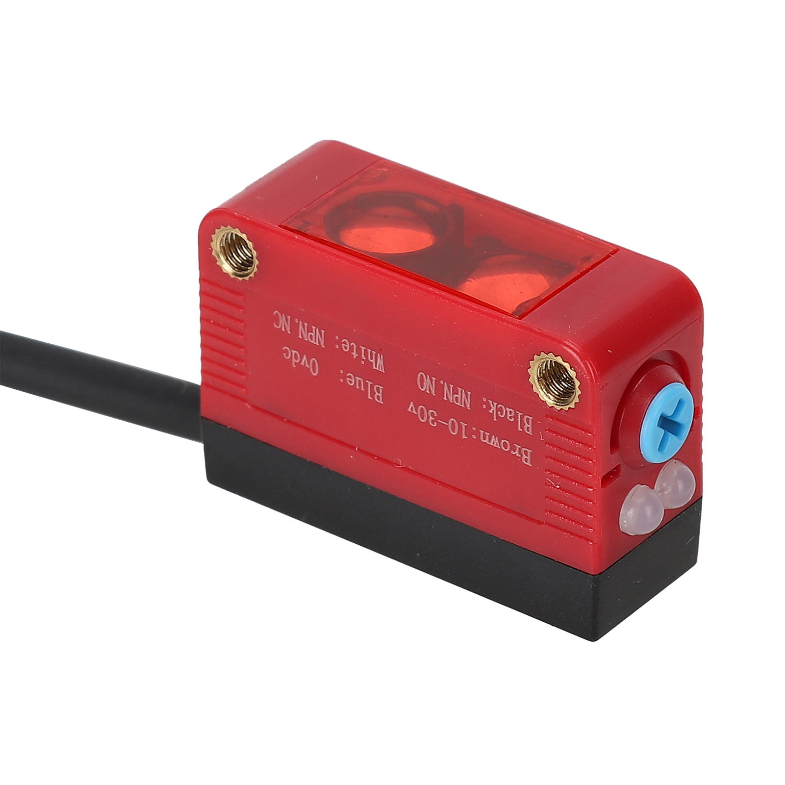 Packung Mit 10 Npn-lichtschranken Mit Hintergrundunterdrückung, 10–30 V Dc-detektor Bem-30nkb, Näherungsschalter