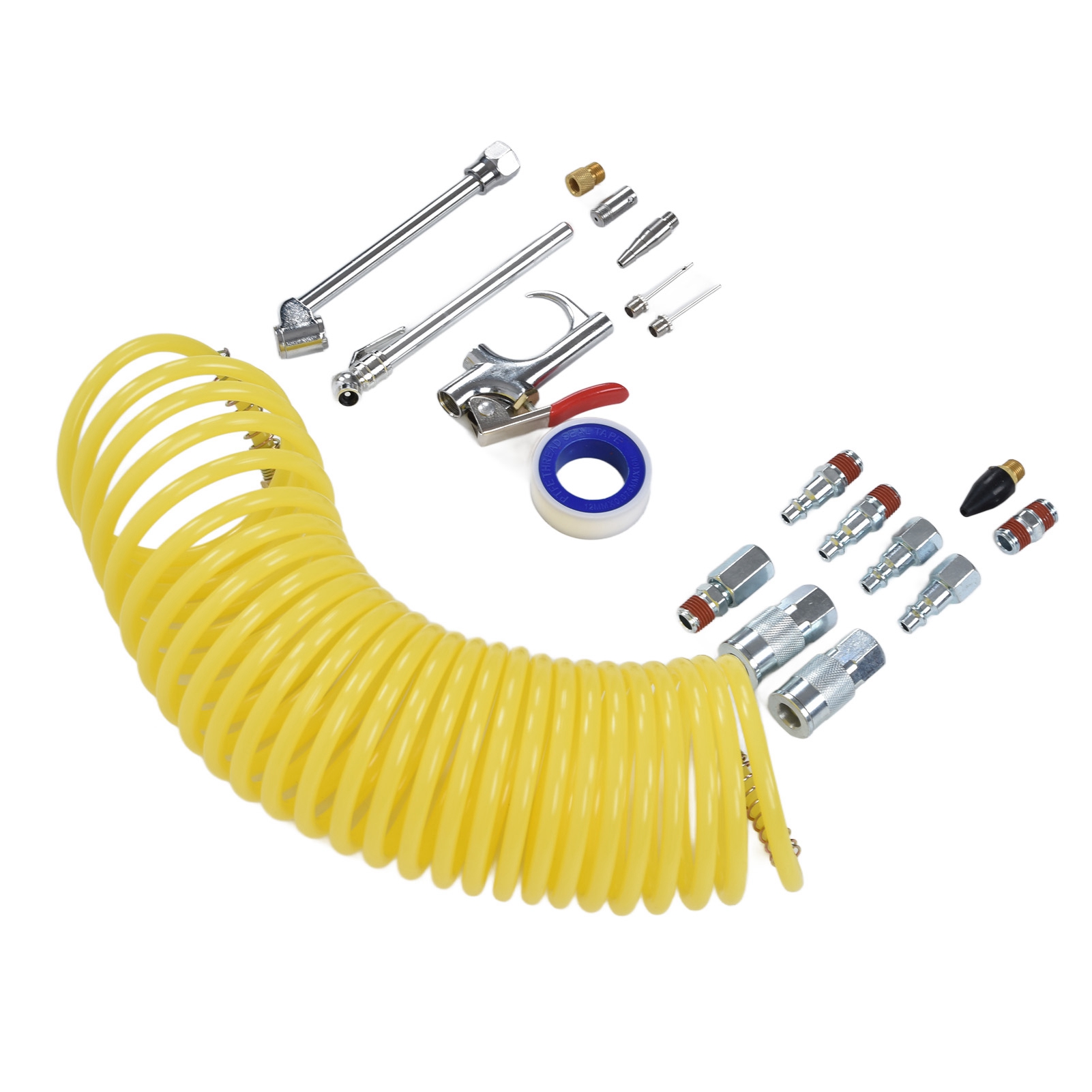 1/4 Npt Druckluftschlauch-set, Industrieanschluss, Schnellkupplungen, Ausblaspistole, Set