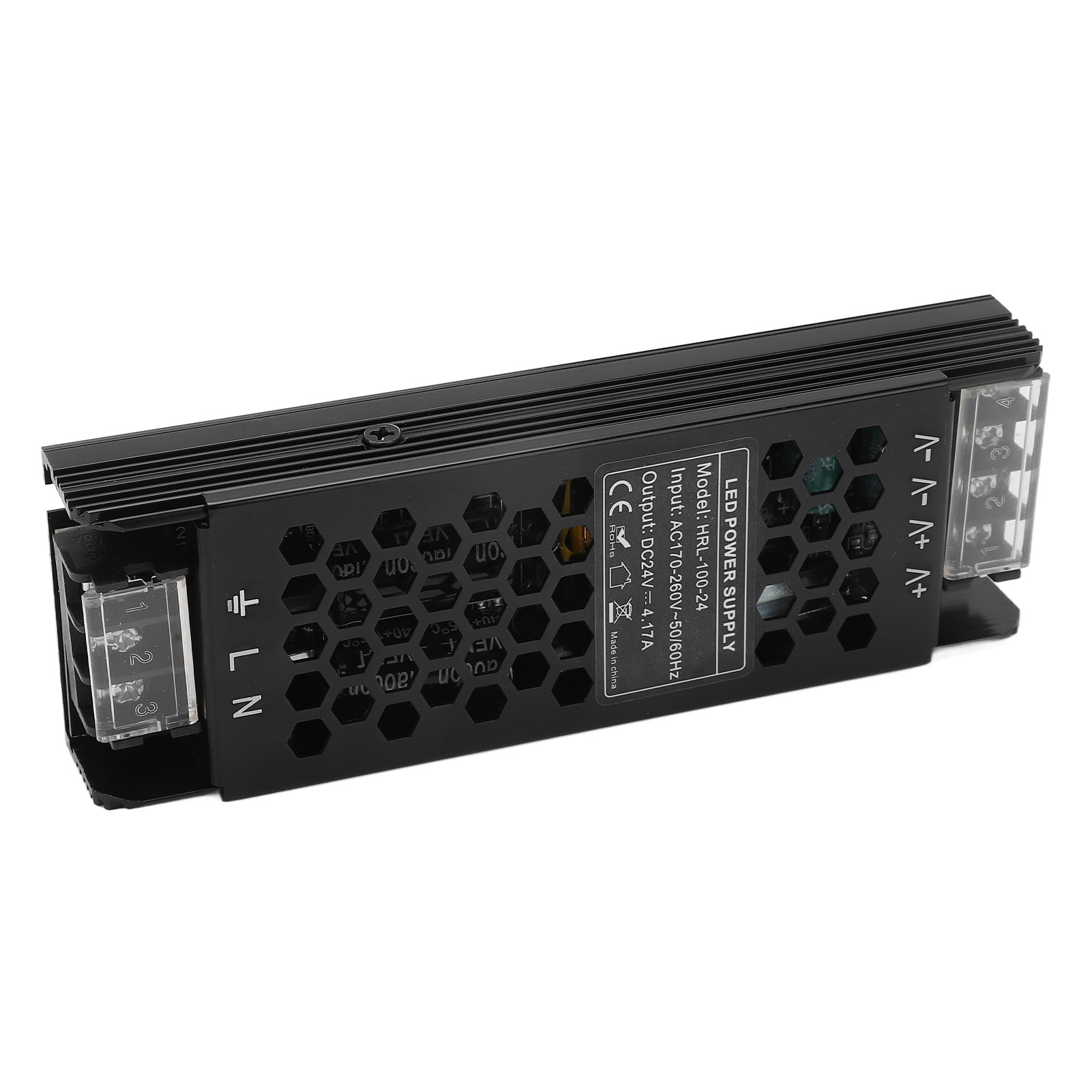100w Led-netzteil, Ac-eingang 170-260v, Dc24v-ausgang, Transformator Für Led-streifen, Stabiler Stromrichter, Wasserdichter Treiber.