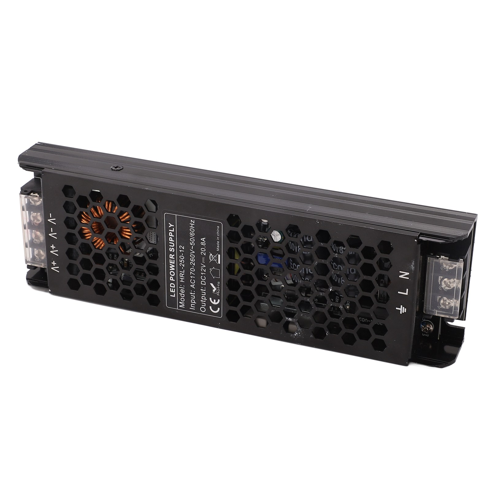 250-w-12-v-dc-led-netzteil, Transformator Für Led-streifen, Robustes Gehäuse, Ac170–260-v-schaltregler, Stabile Stromversorgung