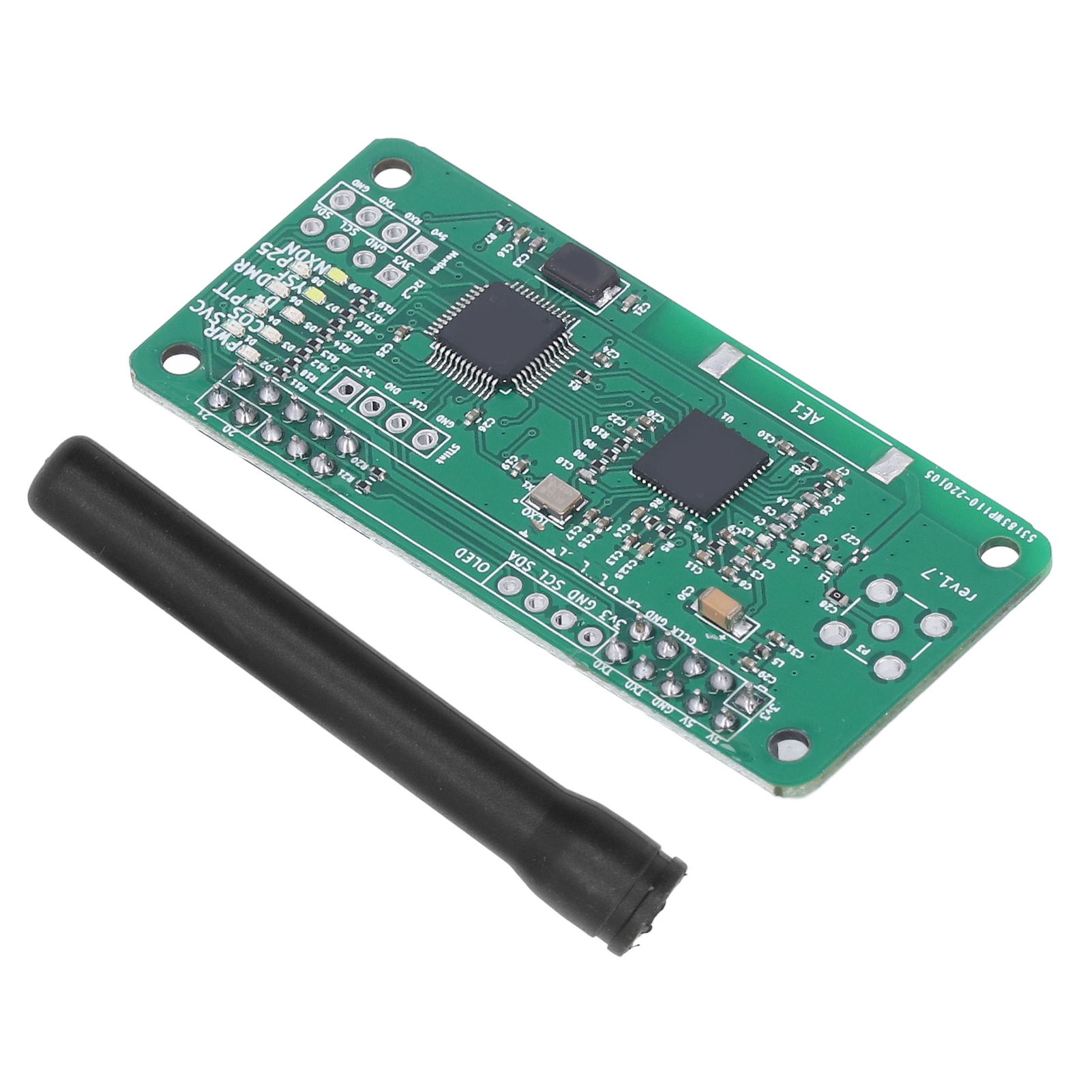Mmdvm Uhf/vhf 10mw Hotspot-modul, Uv-senderplatine Mit Einzelantenne, Geringe Hf-leistung Für Amateurfunk
