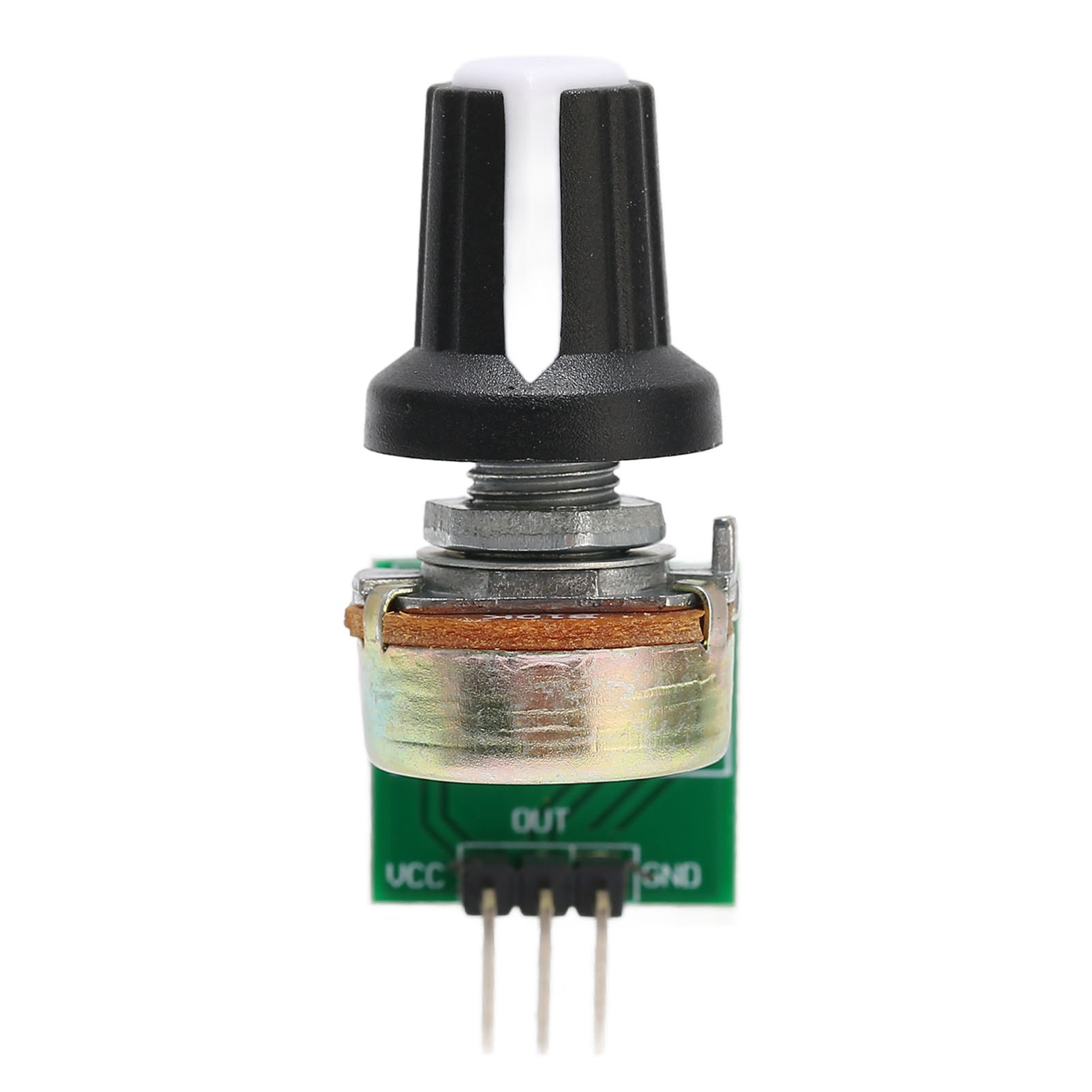 10-kω-potentiometermodul, Einstellbarer Variabler Widerstand, Ein-umdrehung, Analoger Ausgang 0–5 V, Drehachse