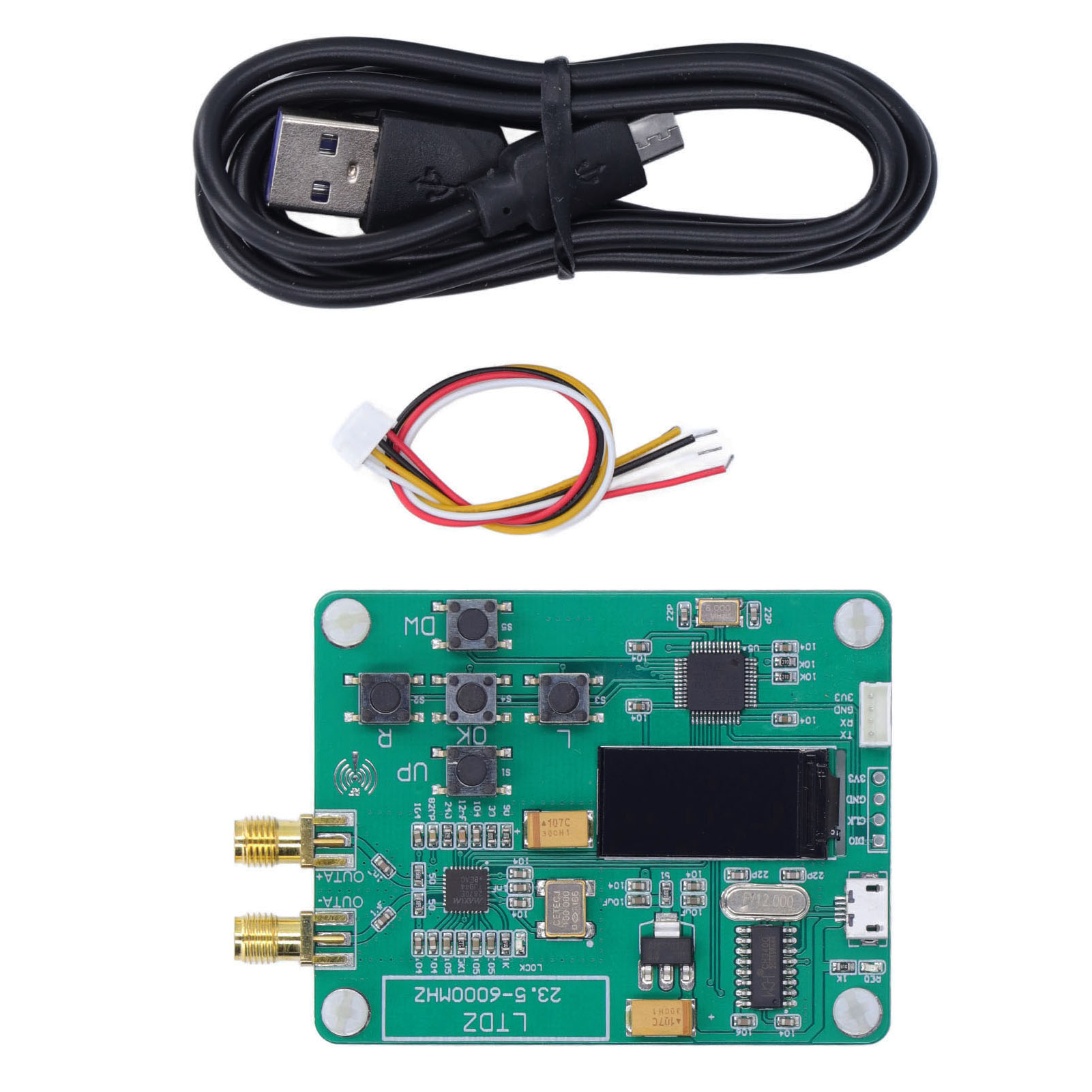 Signalgeneratormodul 23,5–6000 Mhz, Elektronische Platine, Usb-5v-stromversorgung, Hochfrequenzkomponente