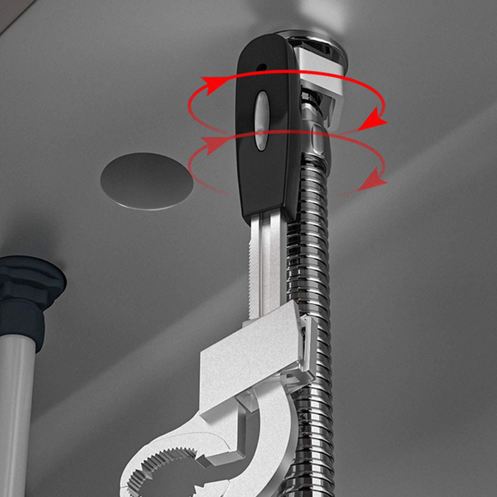 Multifunktionaler Verstellbarer Schraubenschlüssel Für Bad, Zahnbogen, Verstellbarer Schraubenschlüssel, Sanitärwerkzeug Für Die Installation