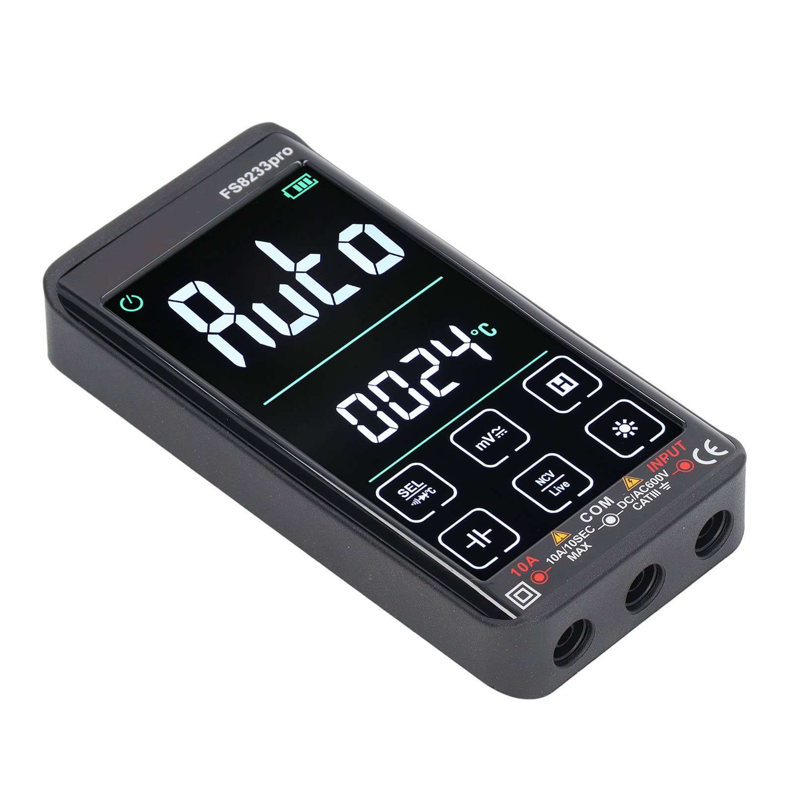 Digitales Multimeter Mit Led-touchscreen, Ac/dc-spannungsprüfer, Voltmeter, Ohmmeter, Kapazitätsmesser, Messwerkzeug