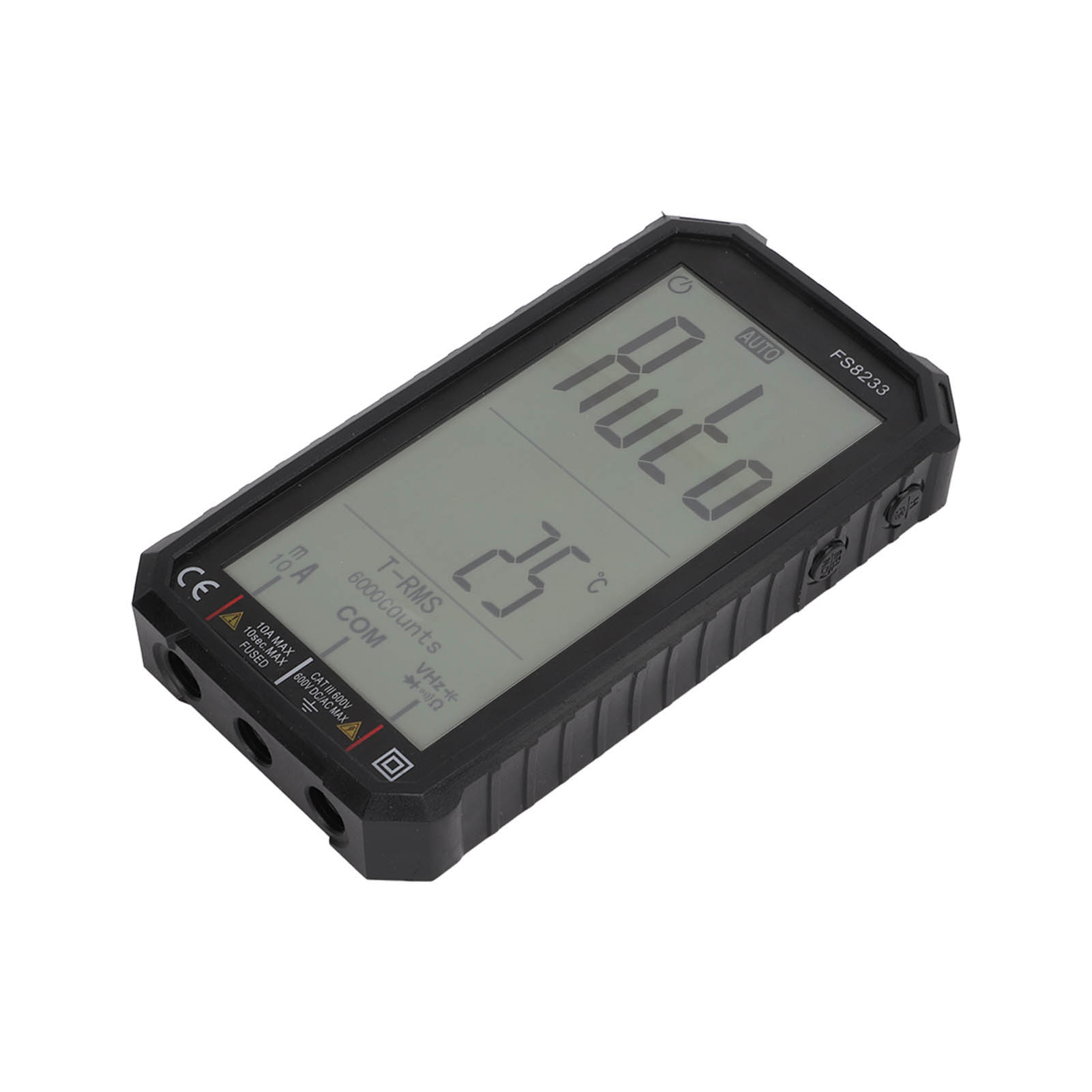Fs8233 Taschen-digitalmultimeter, Spannungs- Und Strommesser, Großes Lcd-display, Widerstands- Und Kapazitätsmessung, Tragbares Gerät