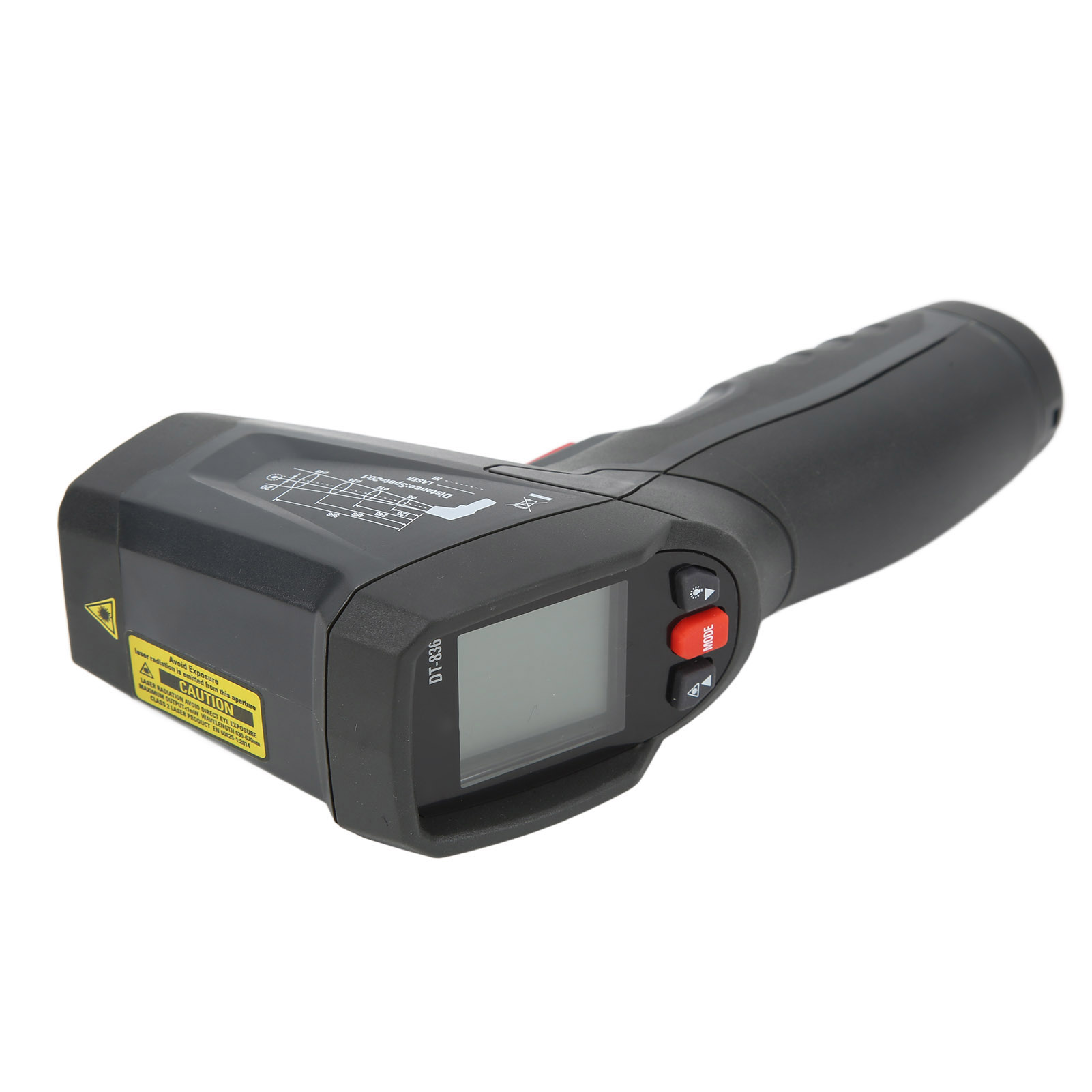 Dt-836 Industrielles Infrarot-thermometer Mit Laser, Temperaturmessgerät Für Die Sicherheitskontrolle, Hohe Genauigkeit