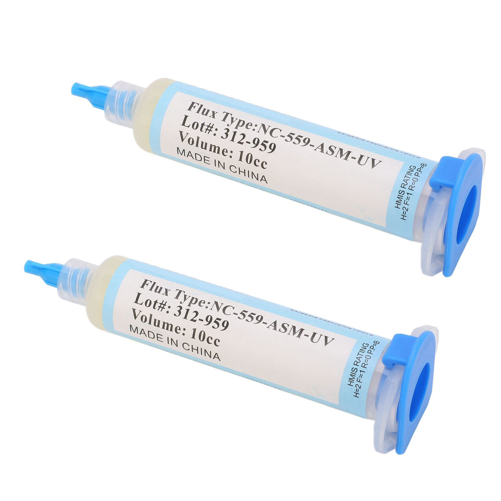 Flussmittelspritze, Lötpaste (2 Stück), Kolophoniumpaste Für Leiterplatten (bga), Elektronikreparaturset, Zubehör Für Lötarbeiten