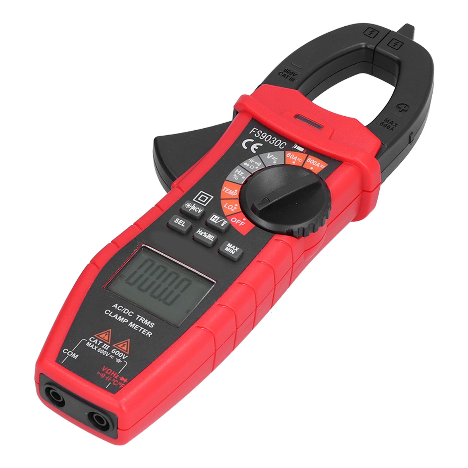 Fs9030c Led-zangenmultimeter, Intelligenter Spannungs- Und Stromprüfer, Hochpräzises Amperemeter Für Elektriker