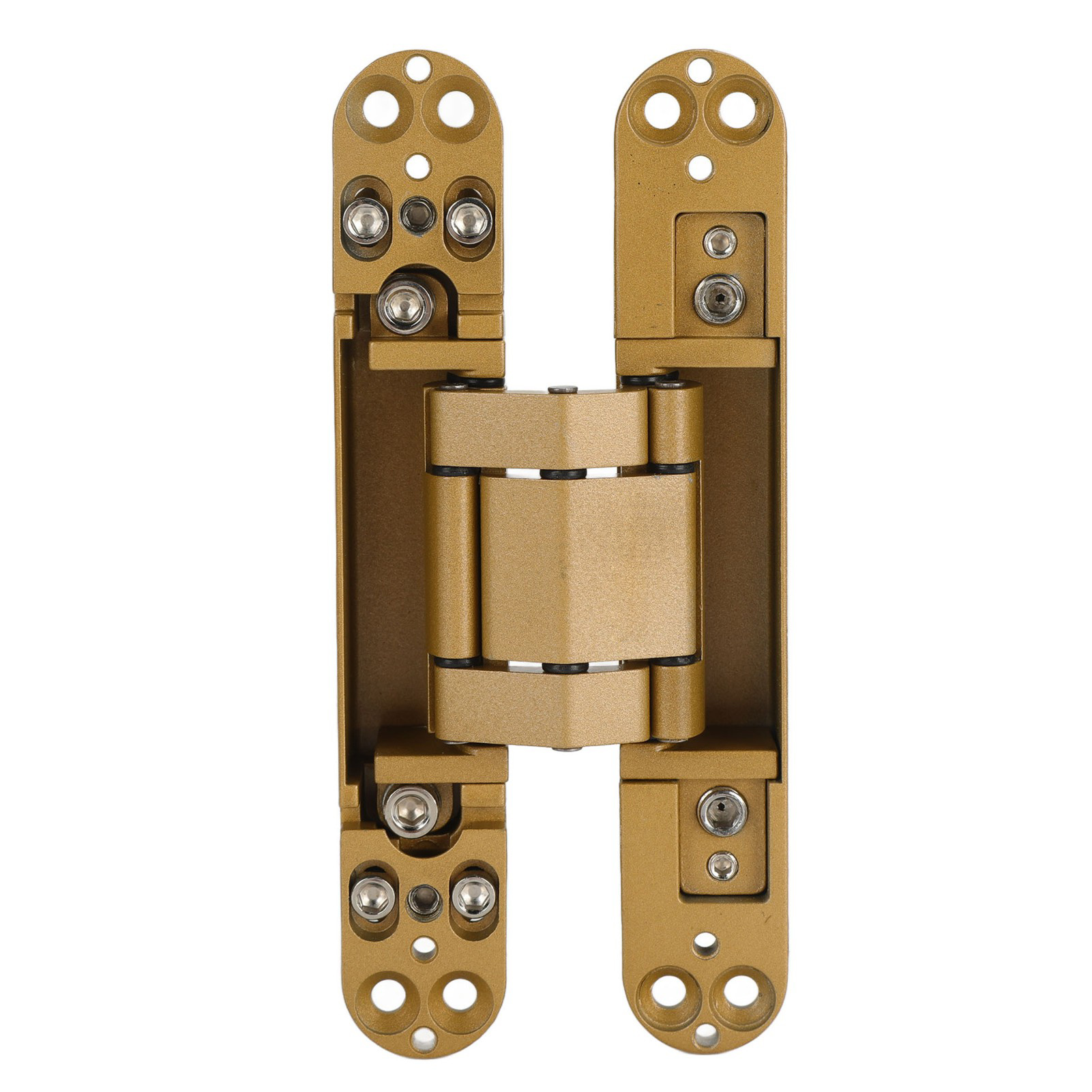 3d-falttürscharnier, 180° Öffnungswinkel, Inklusive Inbusschlüssel Und Schrauben, Für Holztüren, Tragkraft 40 Kg, Goldfarben