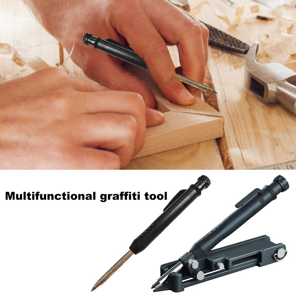 Multifunktionales Aluminium-markierwerkzeug Für Holzbearbeitung, Messstift, Markierungsschablone, Diy-markierwerkzeug, Präzisionsanreißer Für Holz Und Konstruktion