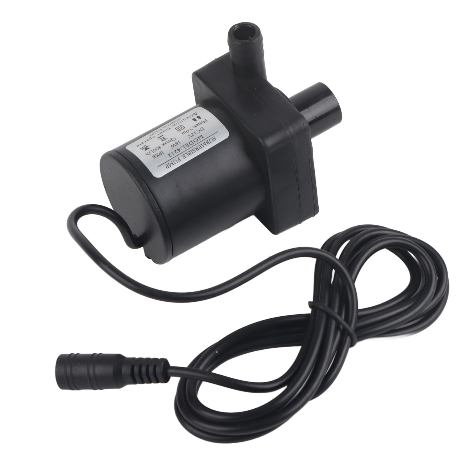 12v Gleichstrom 18w 800l/h Tauchpumpe, Leiser Bürstenloser Motor, Mini-tauchpumpe Für Teich, Aquarium, Schwimmbad, Pool.