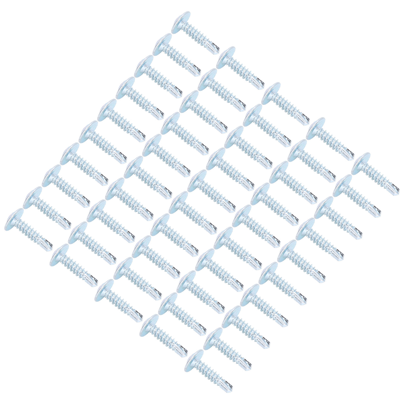 50 Selbstbohrende Senkkopf-holzschrauben, Kohlenstoffstahl 4,2 X 19 Mm, Befestigungsset Für Reparaturen, Kreuzschlitz-metallschrauben