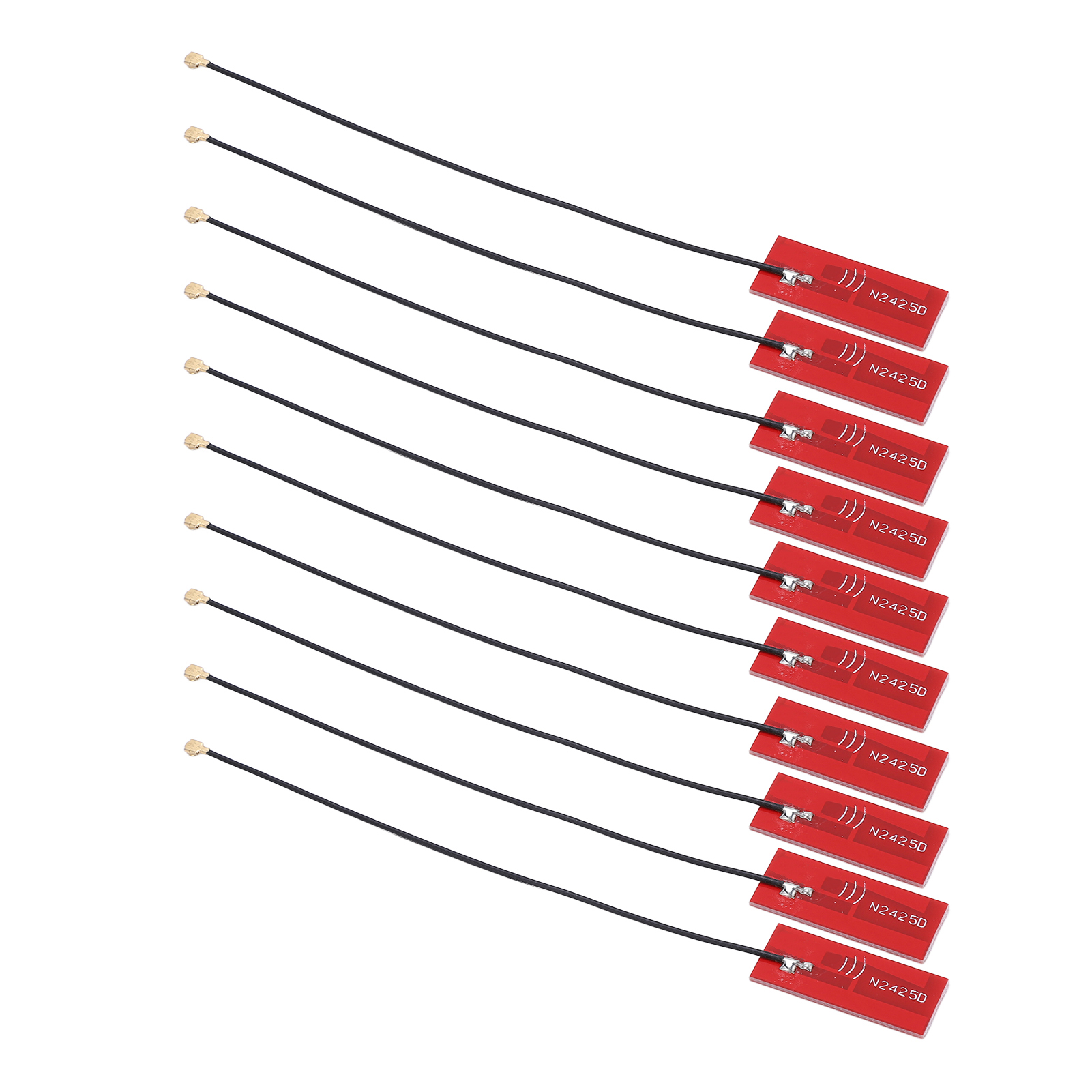 Satz Mit 10 Integrierten Dualband-rotantanen Auf Leiterplatten Für 2,4-ghz-, 5,8-ghz- Und 5-ghz-wlan- Und Bluetooth-module, Vorinstalliertes Band
