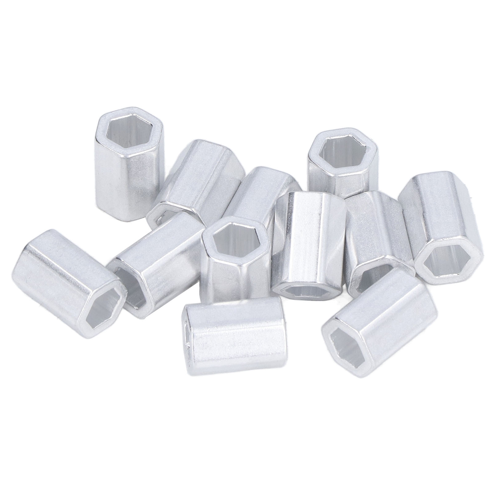 12-teiliger Sechseckiger Aluminium-distanzring, Korrosionsbeständig, 8-mm-bohrungsbuchse, Motorwelle, 16 Mm Länge, Sechseckiger Distanzring 3520-4012-0160