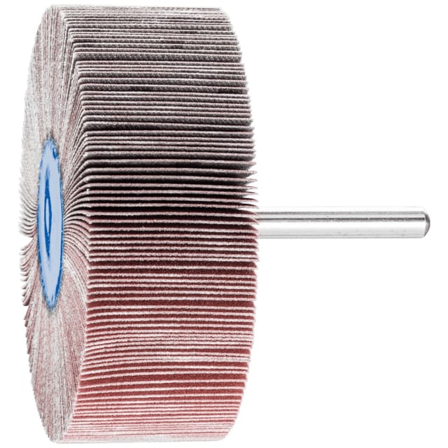 PFERD TOOLS Korund Fächerschleifer F Ø 80x30mm Schaft-Ø 6 mm A320 für Feinschliff und Finish