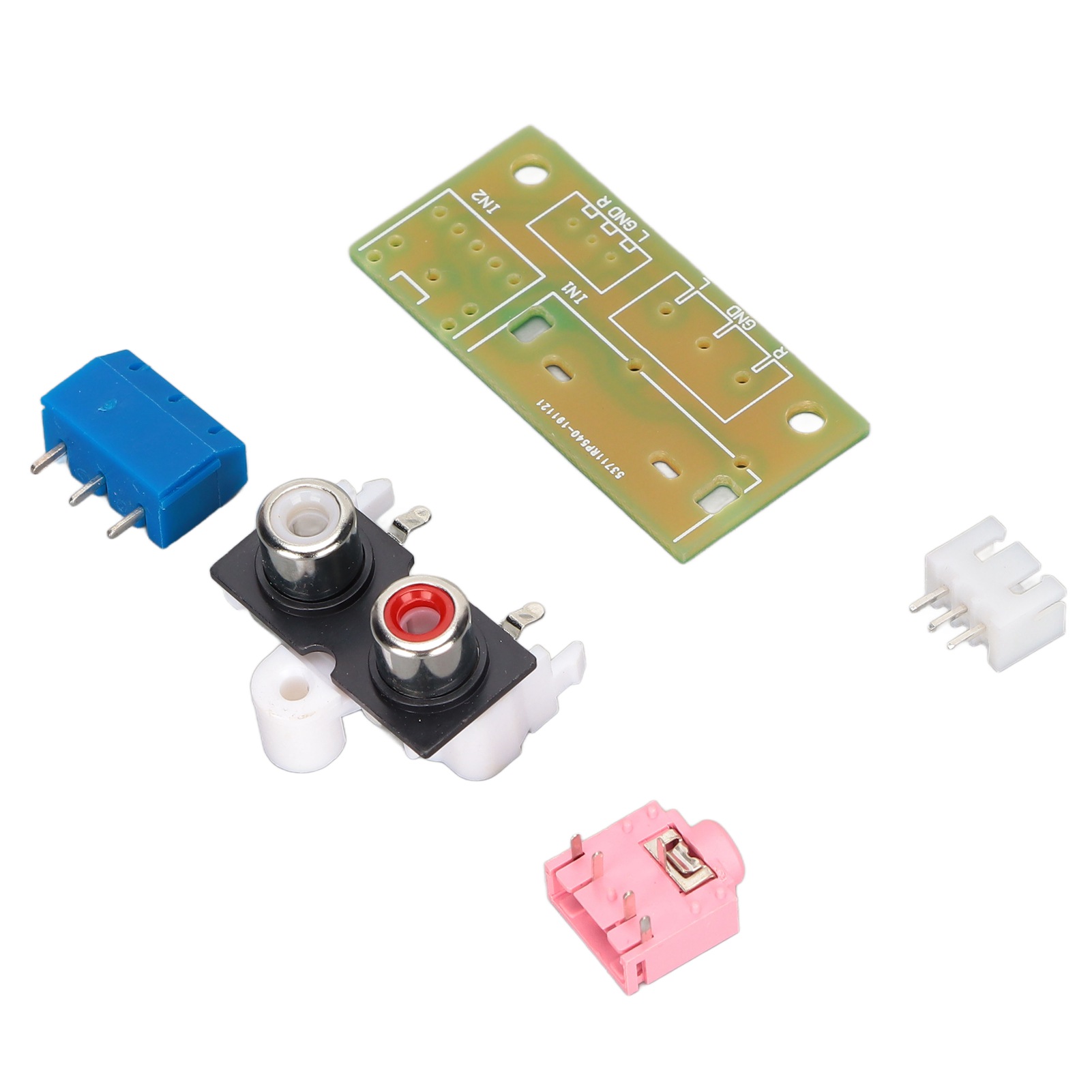 3,5-mm-audio-ein-/ausgangsadapterplatine, Leiterplatten-klemmenblock, Klinkenbuchse, Verdrahtungsplatine, Schraubensatz.