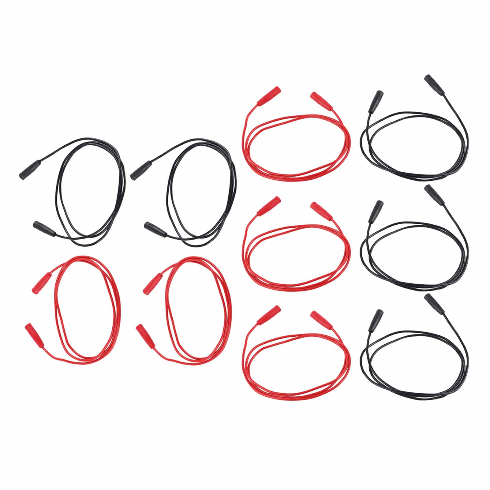 5er-packung Bananenstecker-messleitungen (buchse-buchse), 2 Mm X 0,44 Mm², 1000 V, 15 A, Messspitzen-set