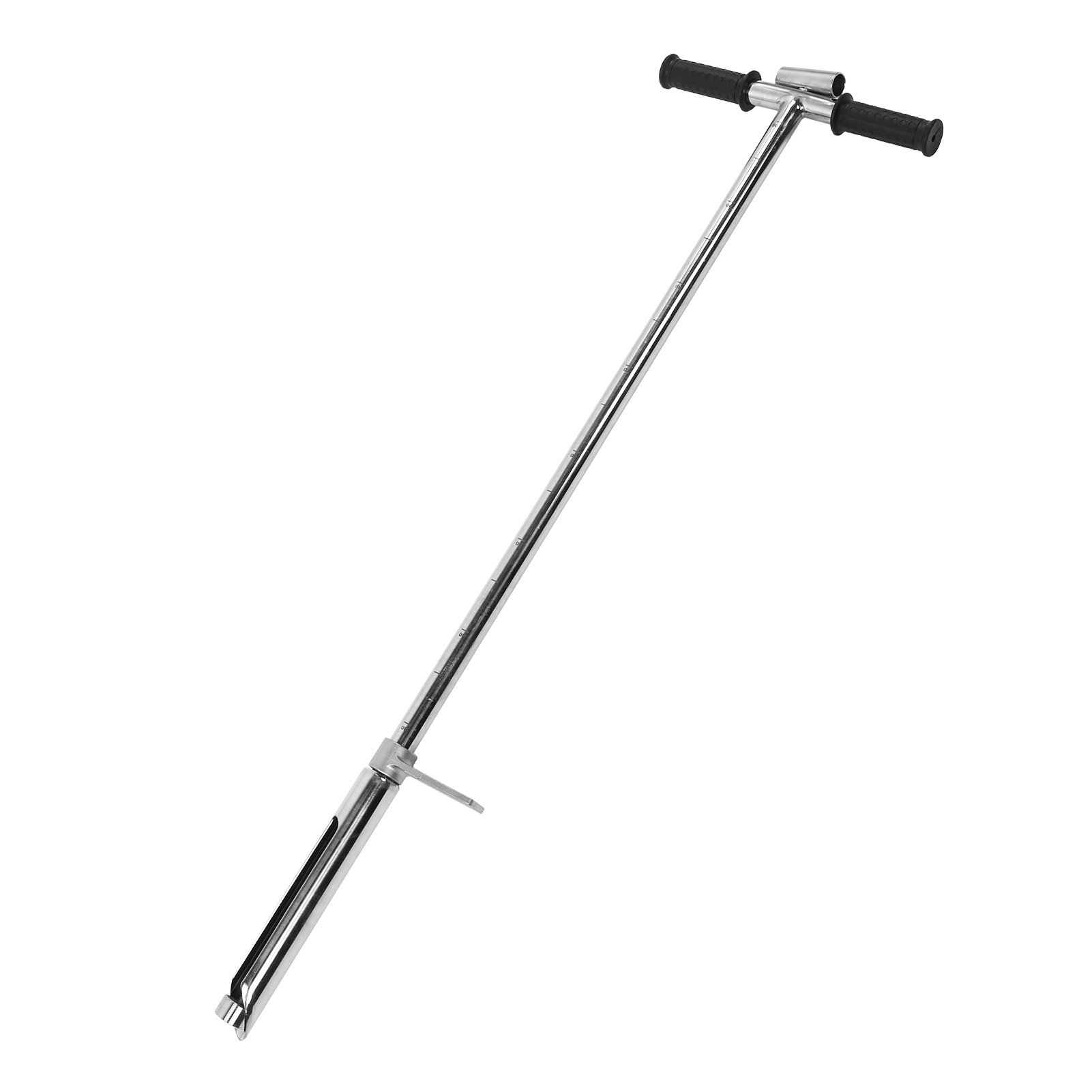 105 Cm Langer Bodenprobenstecher Aus Edelstahl, 38 Mm Öffnung, Probenahmesonde Mit Fußpedal Für Garten Und Feld