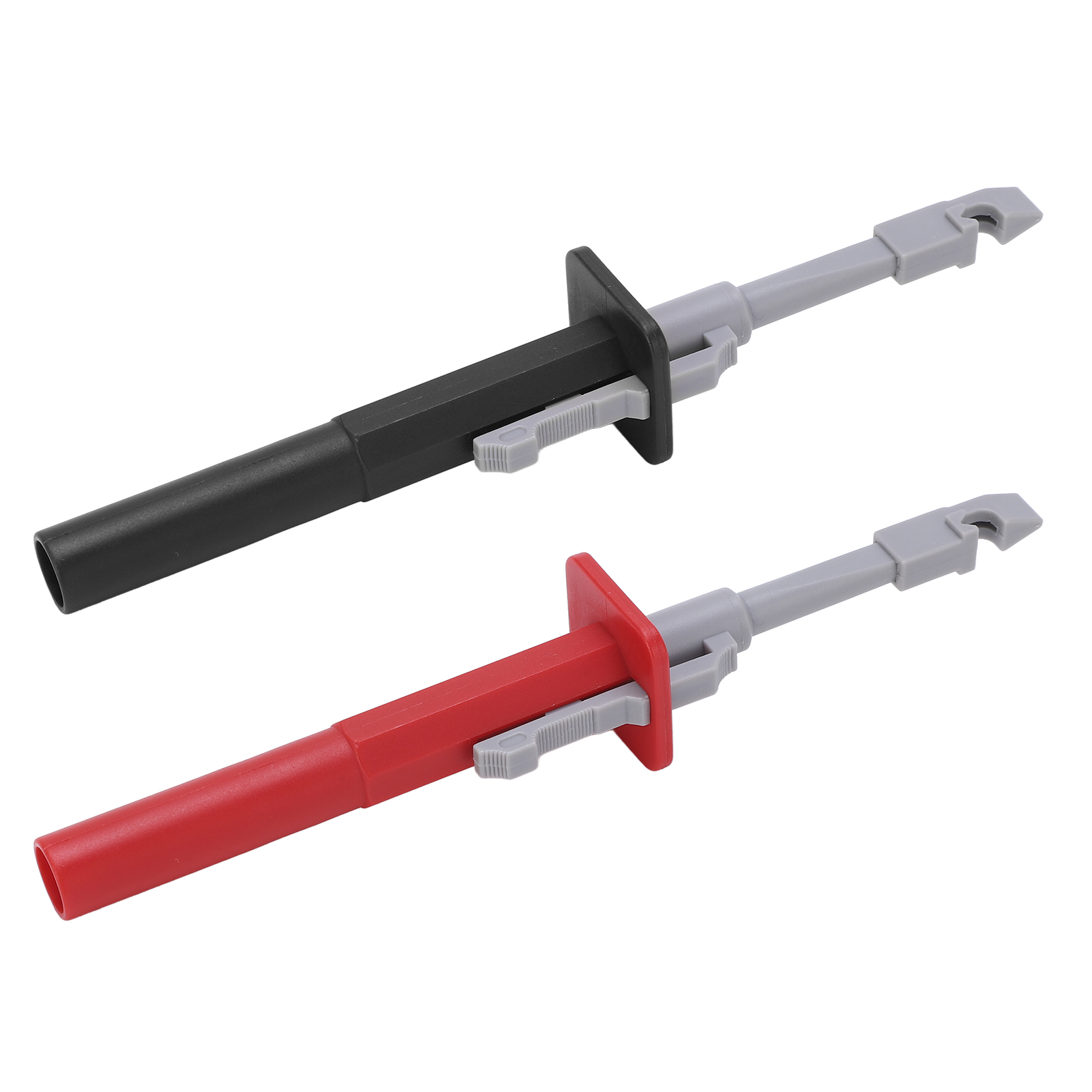 Satz Mit 2 Nadelbohrprüfklemmen Mit 4-mm-stiften, Rot Und Schwarz, Für Bohrsonden Und Messhaken J.30020