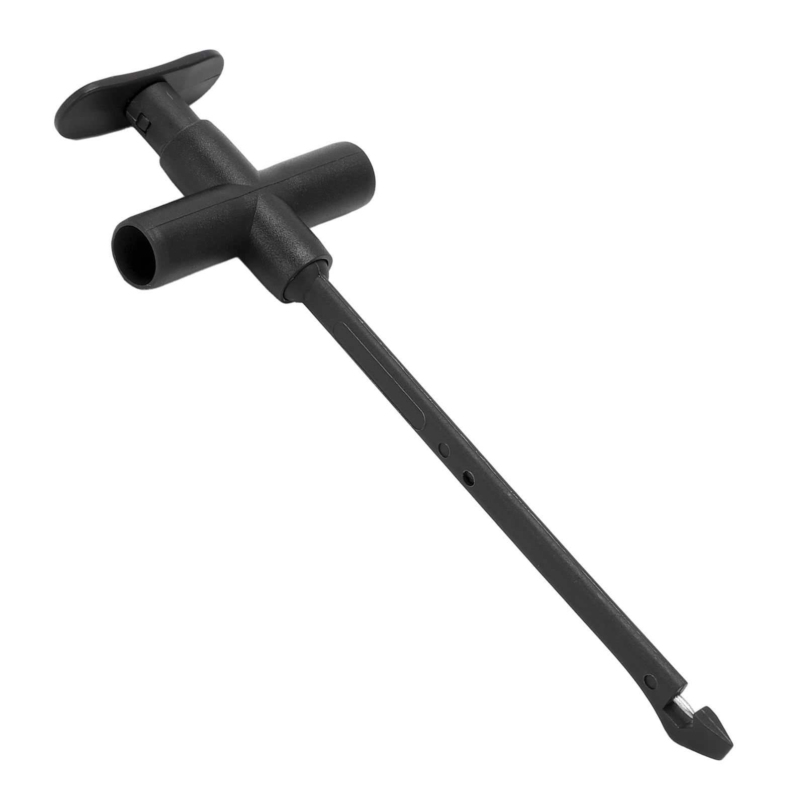 Set Mit 2 J.30022 Bohrprüfklemmen Mit 4-mm-bananenstecker, Universelles Reparaturwerkzeug Für Multimeter, Schwarz
