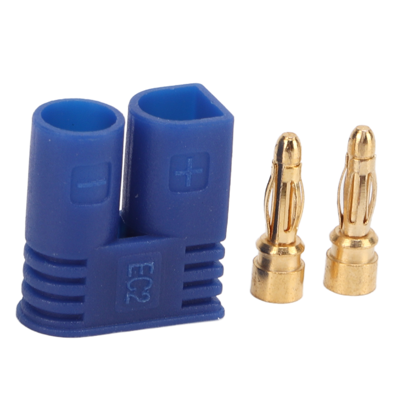 2 Mm Vergoldeter Bananenstecker Ec2 (männlich) Mit Schutzhülle Für Rc-akkus (13.020)