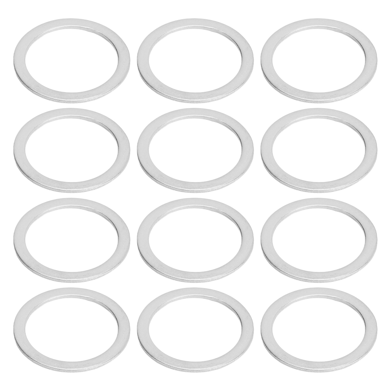 120-teiliges Set Aus Flachen Edelstahlscheiben Und Edelstahldichtungen Zur Montage Von Lagern, Rädern, Zahnrädern Und Schrauben – 4807-1215-0500