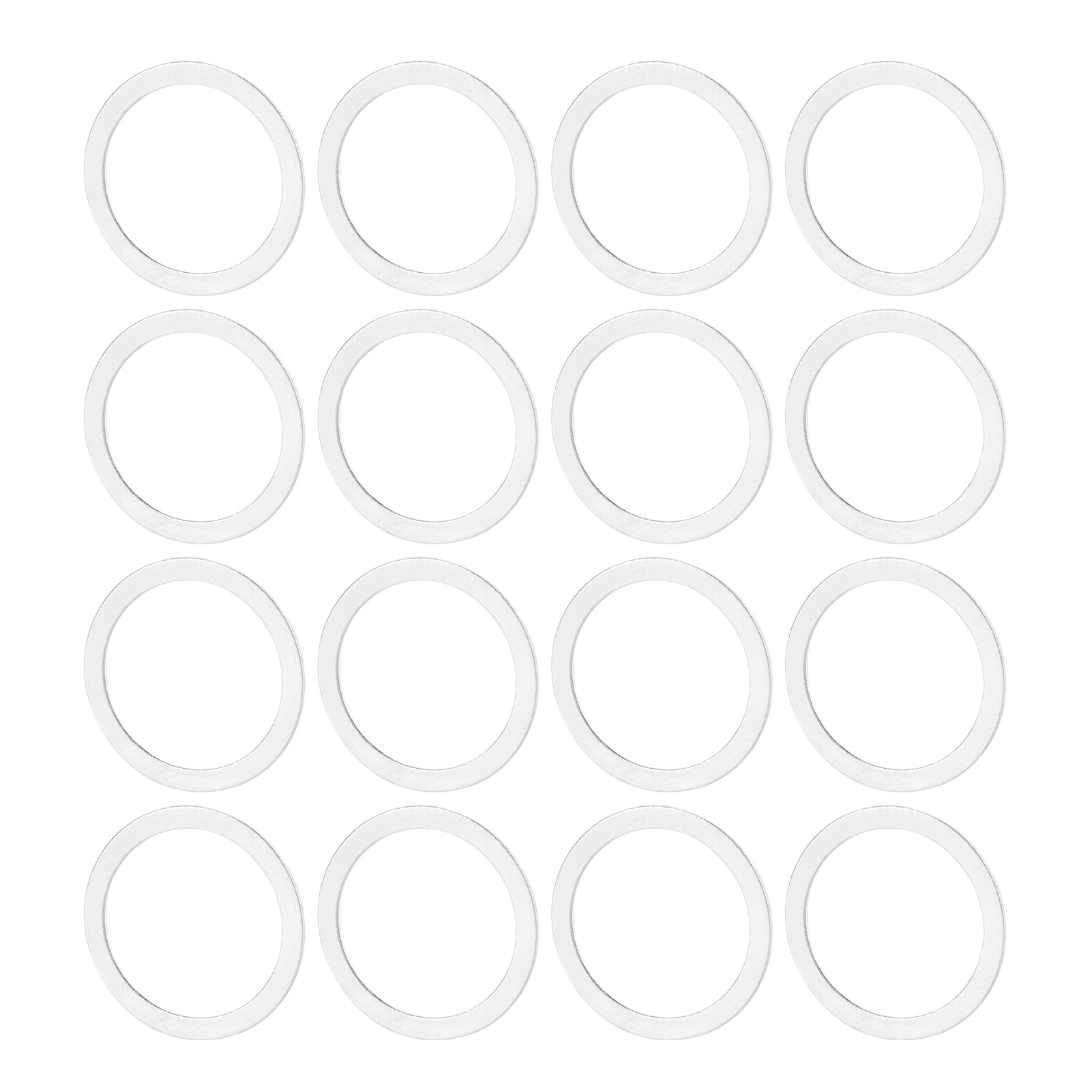 120-teiliges Set Aus Flachen Edelstahlscheiben Und Edelstahl-montagedichtungen Für Lager, Räder, Zahnräder Und Schrauben 4807-1215-0250