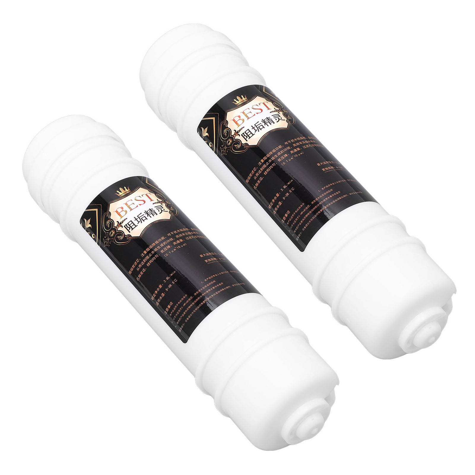 Universal-wasserfilterkartusche (10 Zoll), Hochleistungs-ersatz, Schnellanschluss, 2er-pack, Für Wasserfilter Im Haushalt
