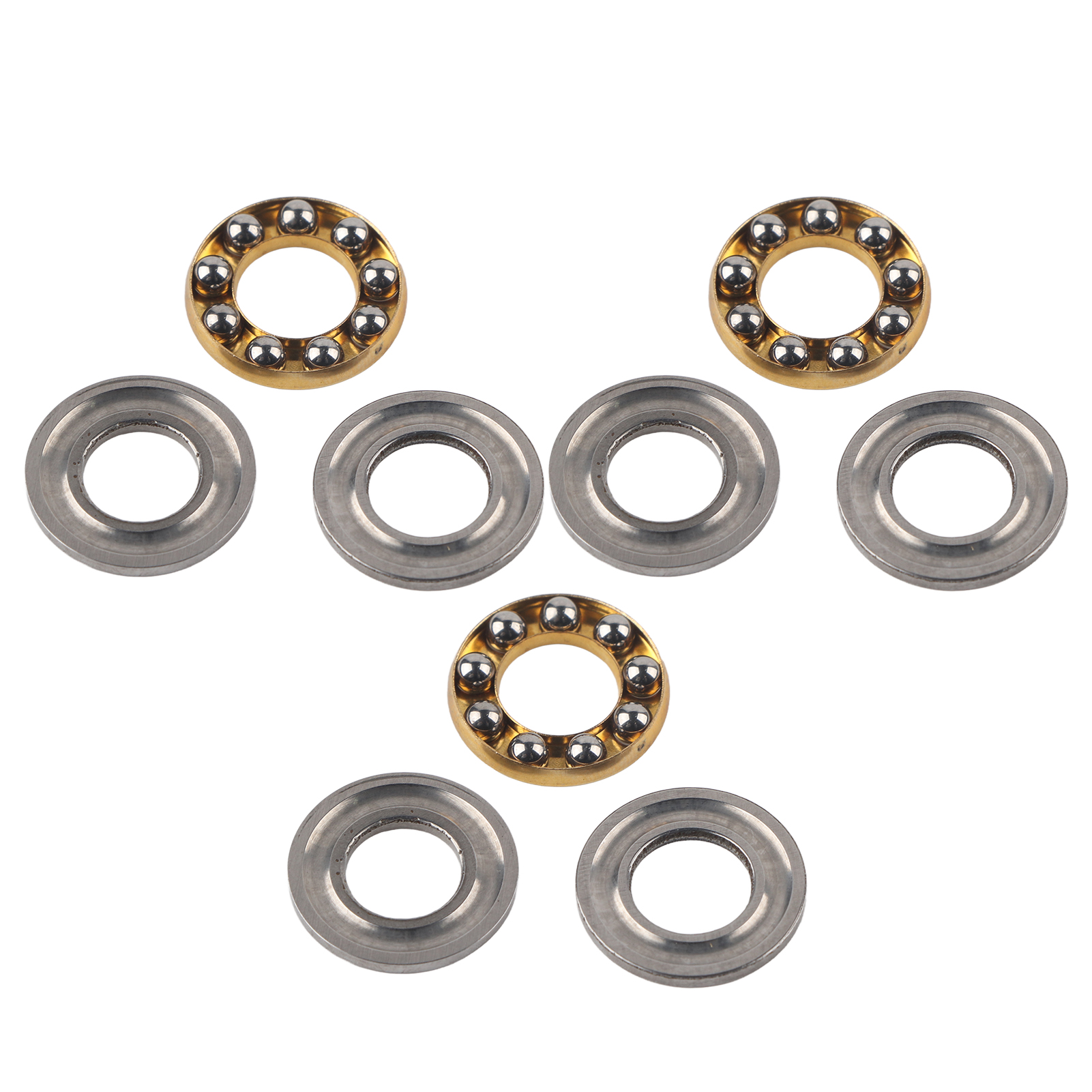 10-teiliges Axiales Stahlkugellager, Hochbelastbares Flachdrucklager, Industrielle Mechanische Ausrüstung, Teilenummer 3613-0516-0008