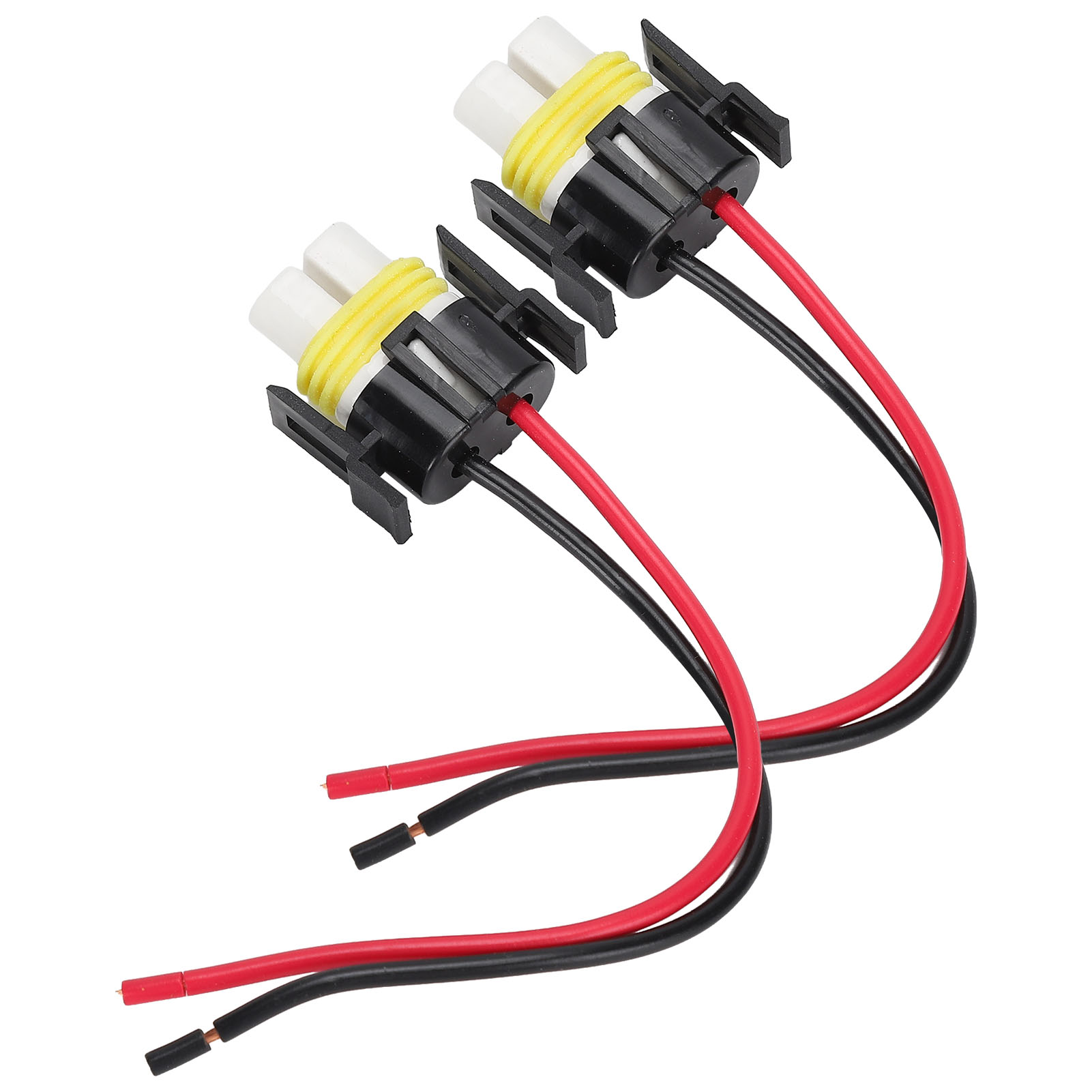 H11 2-polige Keramikbuchse (2-loch), Ersatzstecker Für Kabelbäume, 1 Mm² Draht, 12–24 V, 2er-pack
