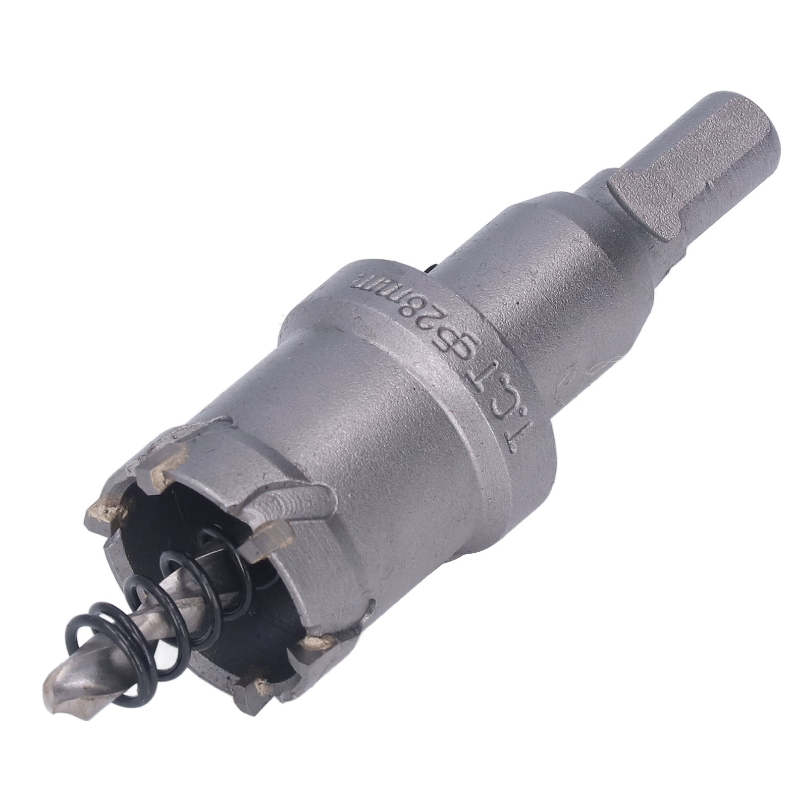 28-mm-hartmetall-lochsäge Für Dickes Metall, Bohrset Mit Kernbohrer Und Innensechskantschlüssel, Hochleistungs-lochschneider
