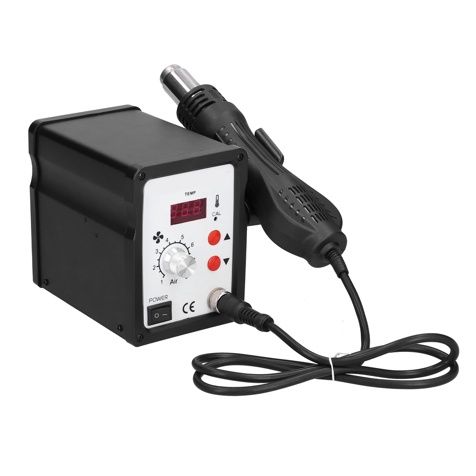 700w Heißluftpistolen-entlötstation 858deu, Digitalanzeige, Einstellbare Temperatur, 250v Eu-stecker, Elektronisches Reparaturwerkzeug.
