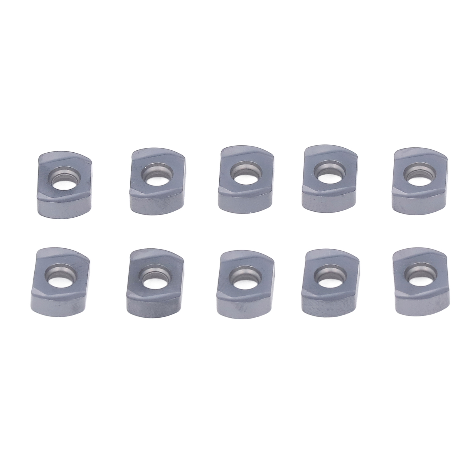 10 Hartmetall-wendeschneidplatten Für Cnc-fräser, Drehmeißelsatz Für Stahl Und Gusseisen Blmp0904r-m