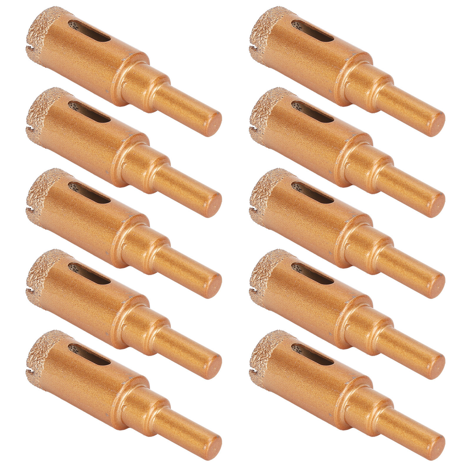 10 Diamant-kernbohrer Für Fliesen, Glas Und Marmor, 18 Mm Lochöffnung, 10er-pack