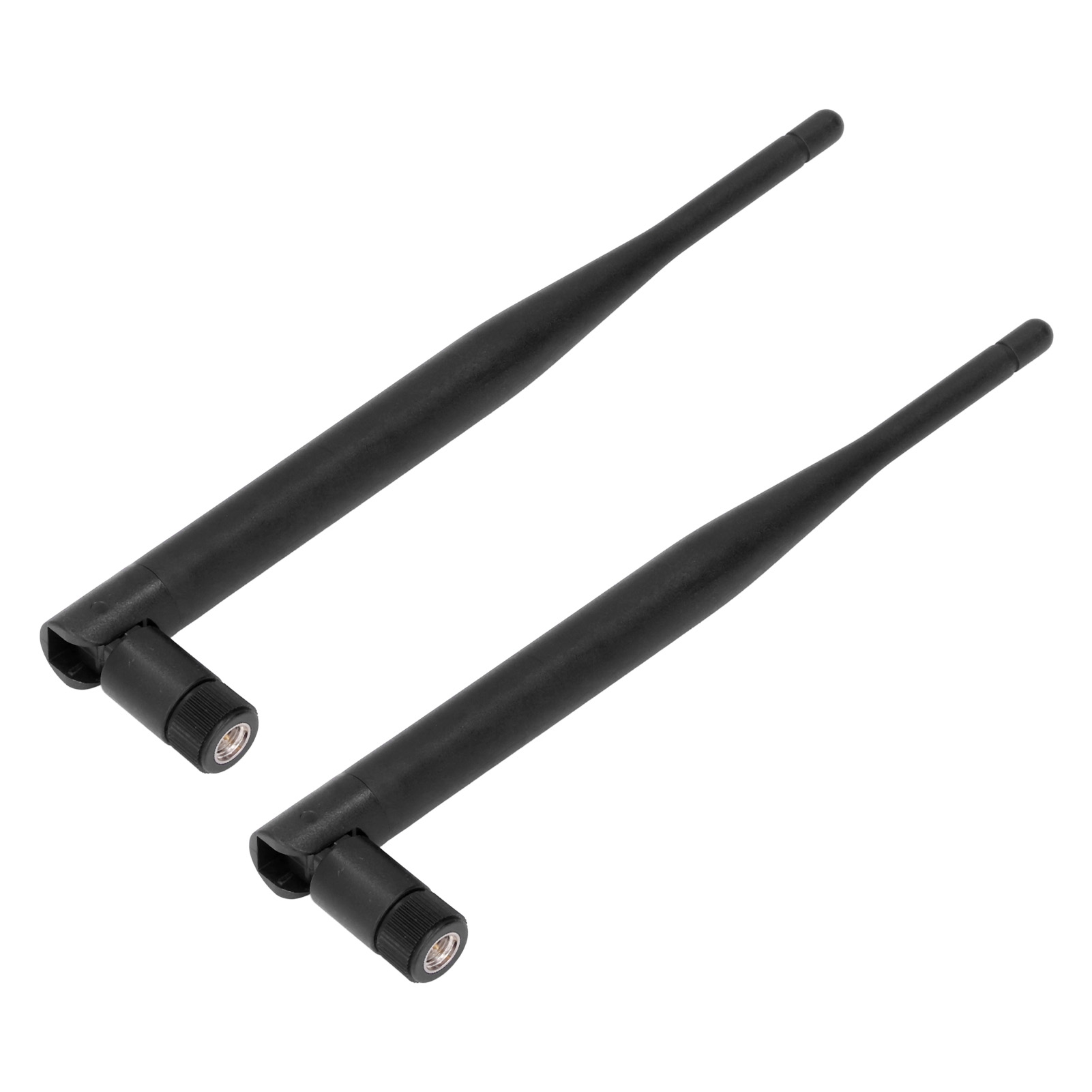 5dbi 2,4-ghz-/5,8-ghz-dualband-wlan-antenne Mit Sma-stecker, 2er-pack, Faltbar, Für Router, Verkaufsautomaten Und Zur Signalverbesserung