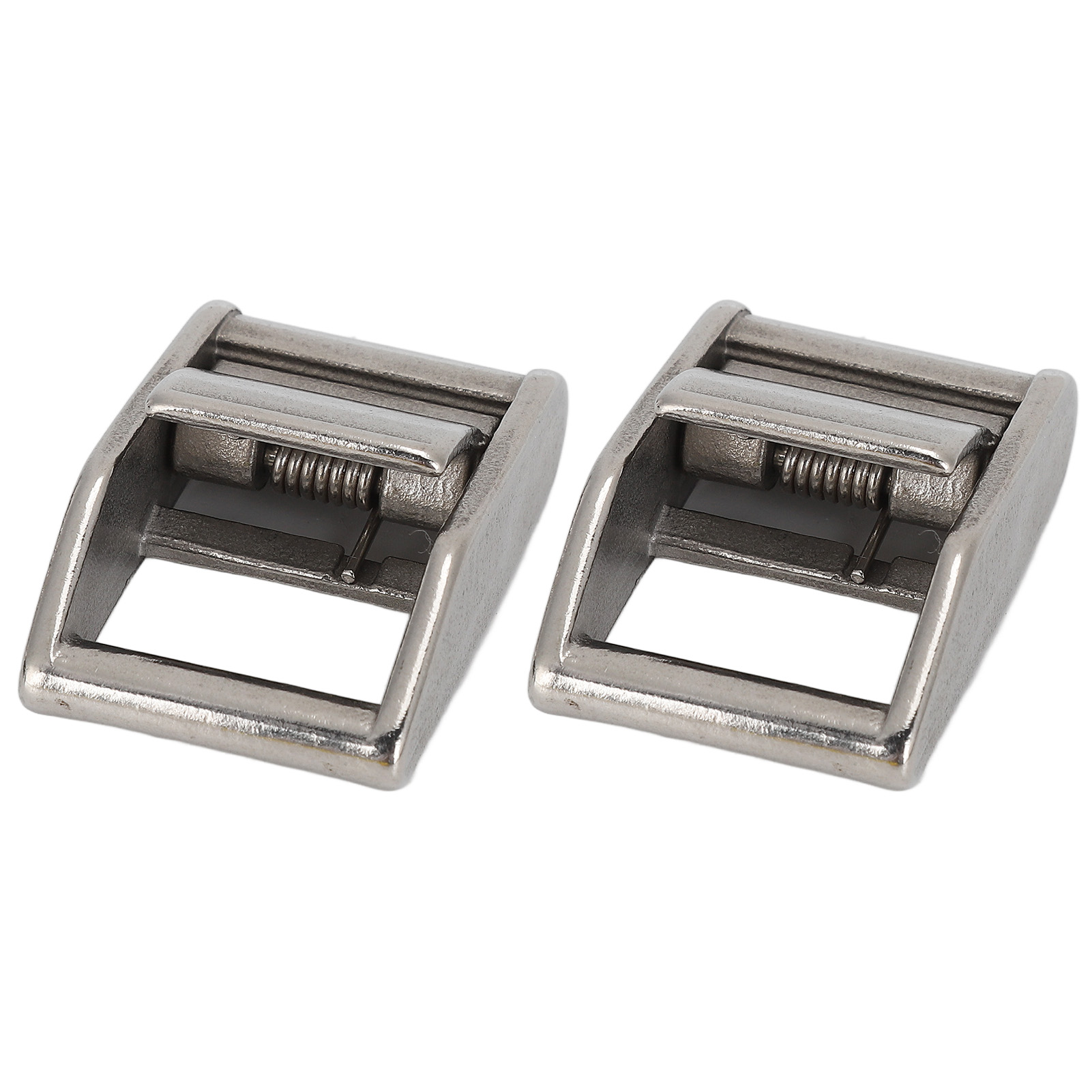 Set Mit 2 Klemmschnallen Aus Edelstahl 316, Hochleistungsspanner Für 27 Mm Breite Ladungsgurte