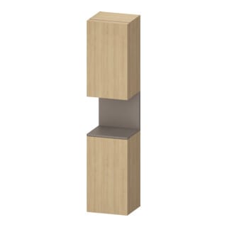 Duravit Hochschrank Qatego 40x36x1760cm, 2 T, An r, bas. m/Eich Nat