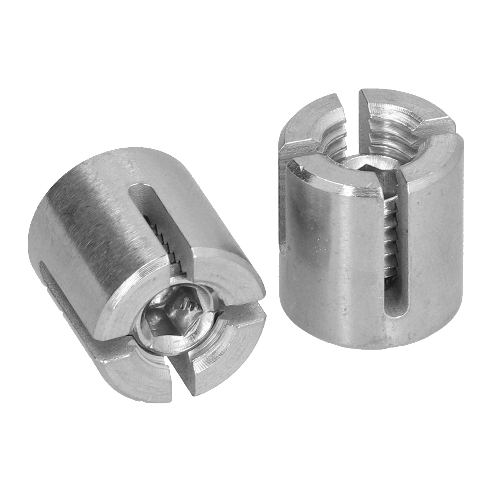 Set Mit 10 Edelstahl-kreuzclips, Befestigungsclips Für Stahlseile, Querstangen Für Seilgeländer, Robustes Maschengewebe-set.