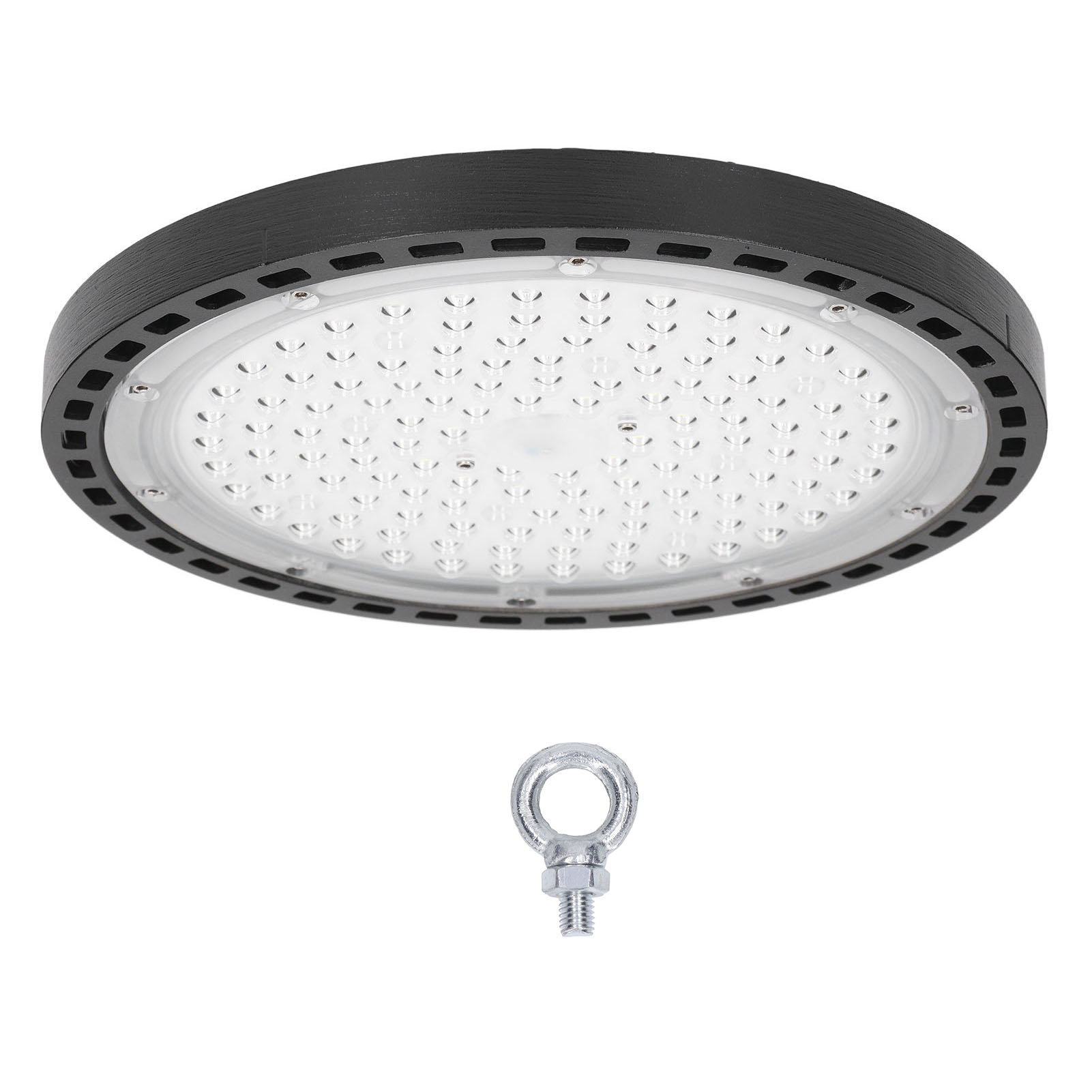 100w Led-lagerhalleleuchte, Helle Industriebeleuchtung, Aufhängung Mit Haken, Ac 85-265v, Leistungsstarker Deckenstrahler Für Hangars.