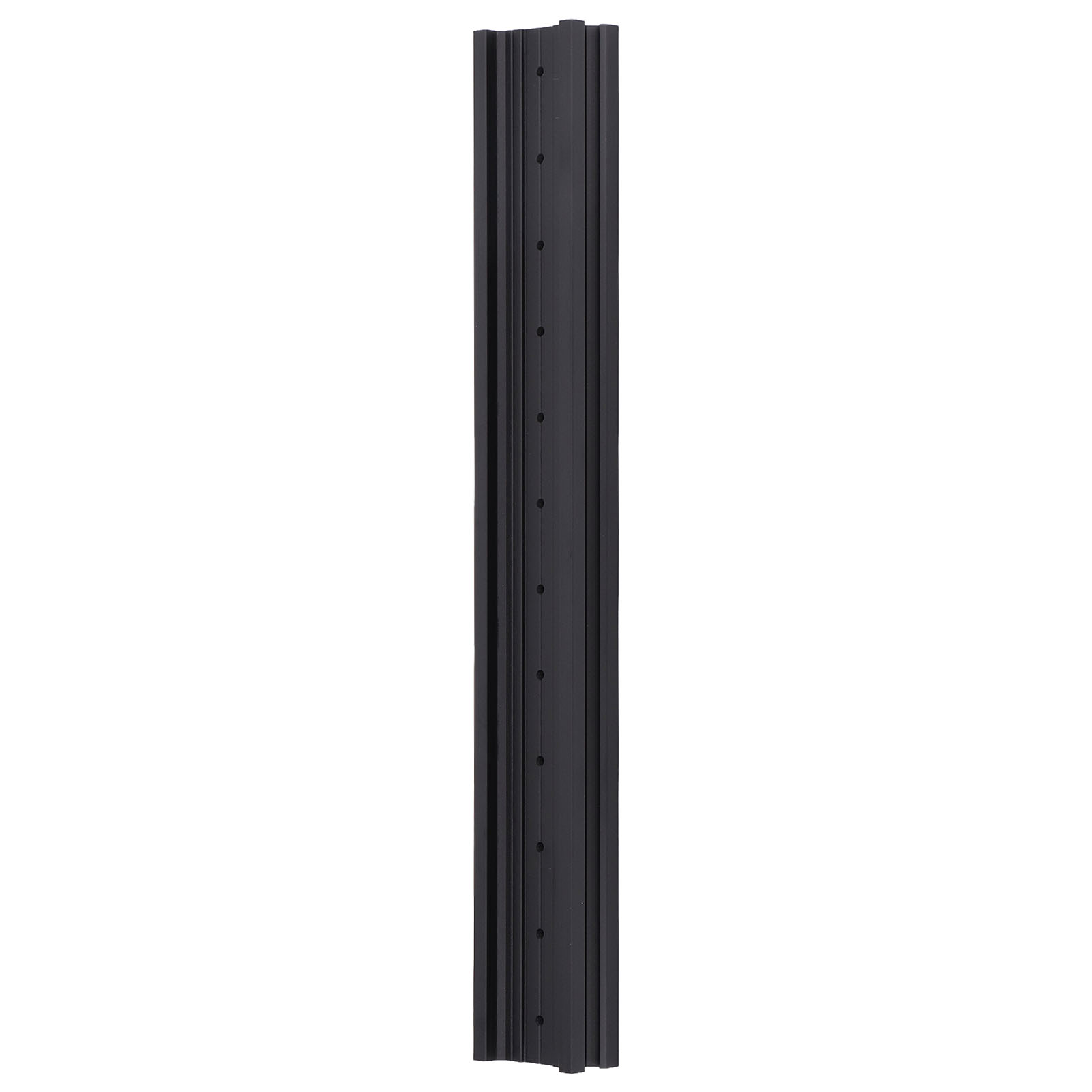 300 Mm / 11,81 Zoll Lange, Schwarze Aluminium-profil-gleitschiene Für Druck- Und Gravurarbeiten