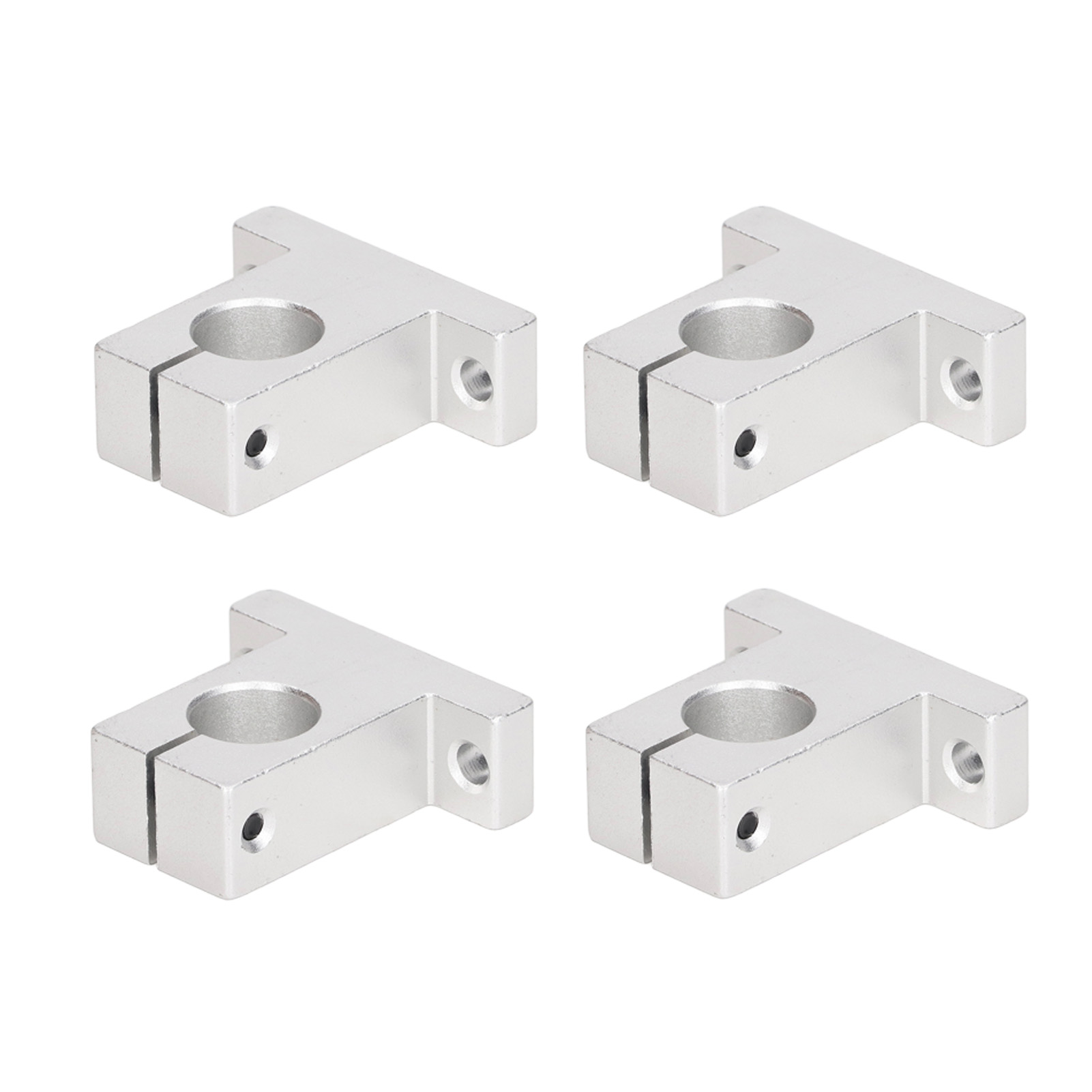 Linearführungshalterung Aus Aluminium, 4 Stück, Halterung Für 16 Mm Stange, Wellenhalterung Für Elektronische Geräte.