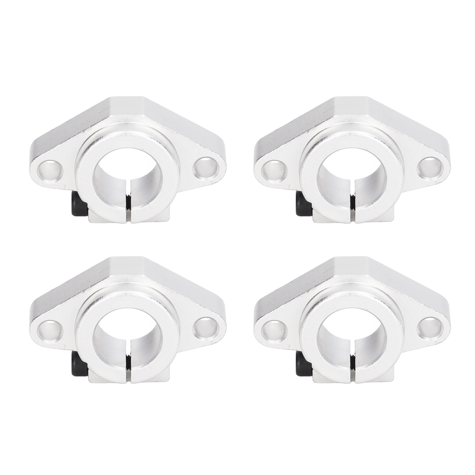 Linearführungshalterung Aus Aluminium, 4 Stück Shf16, Präzisions-wellenbefestigungsring, Schienenhalterung Für Industrieanlagen.