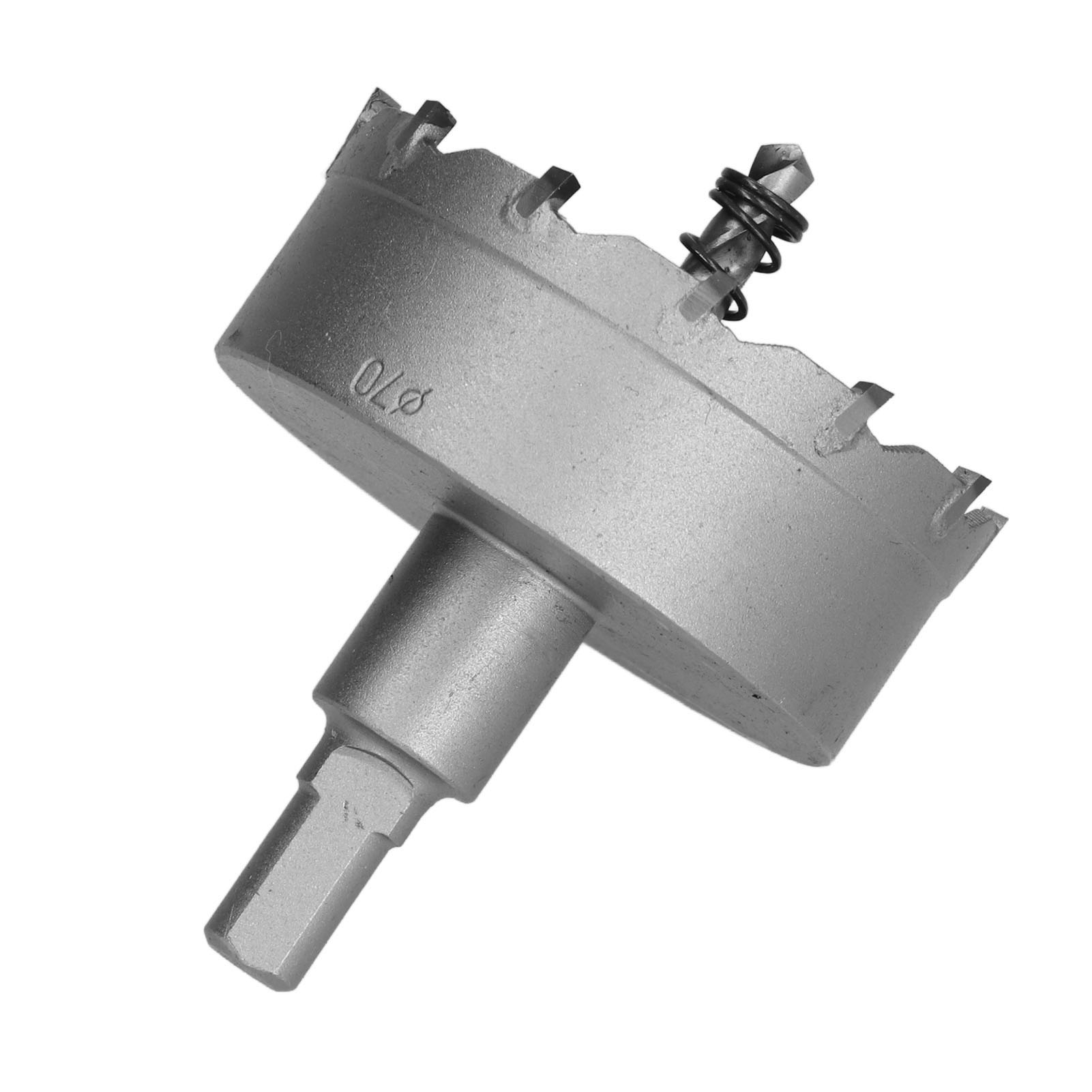 70-mm-hartmetall-lochsäge, Robuste Profi-kernbohrmaschine Für Metall Und Edelstahl, Hochleistungs-lochbohrer, Plattenöffner