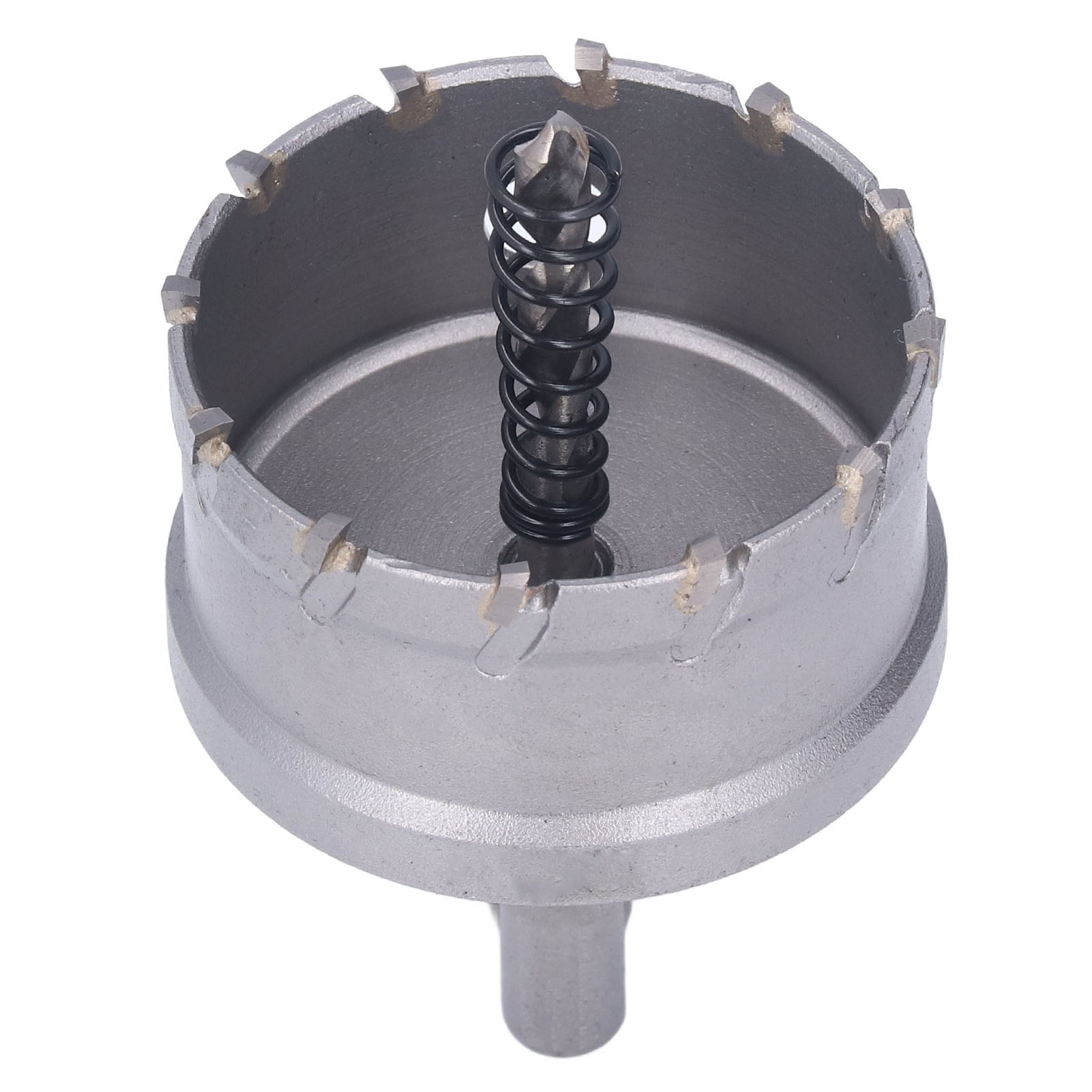 60-mm-hartmetall-lochsäge, C45-stahlkernbohrer Mit Zentrierbohrer, Schneidset Für Metall, Aluminium, Holz Und Edelstahl