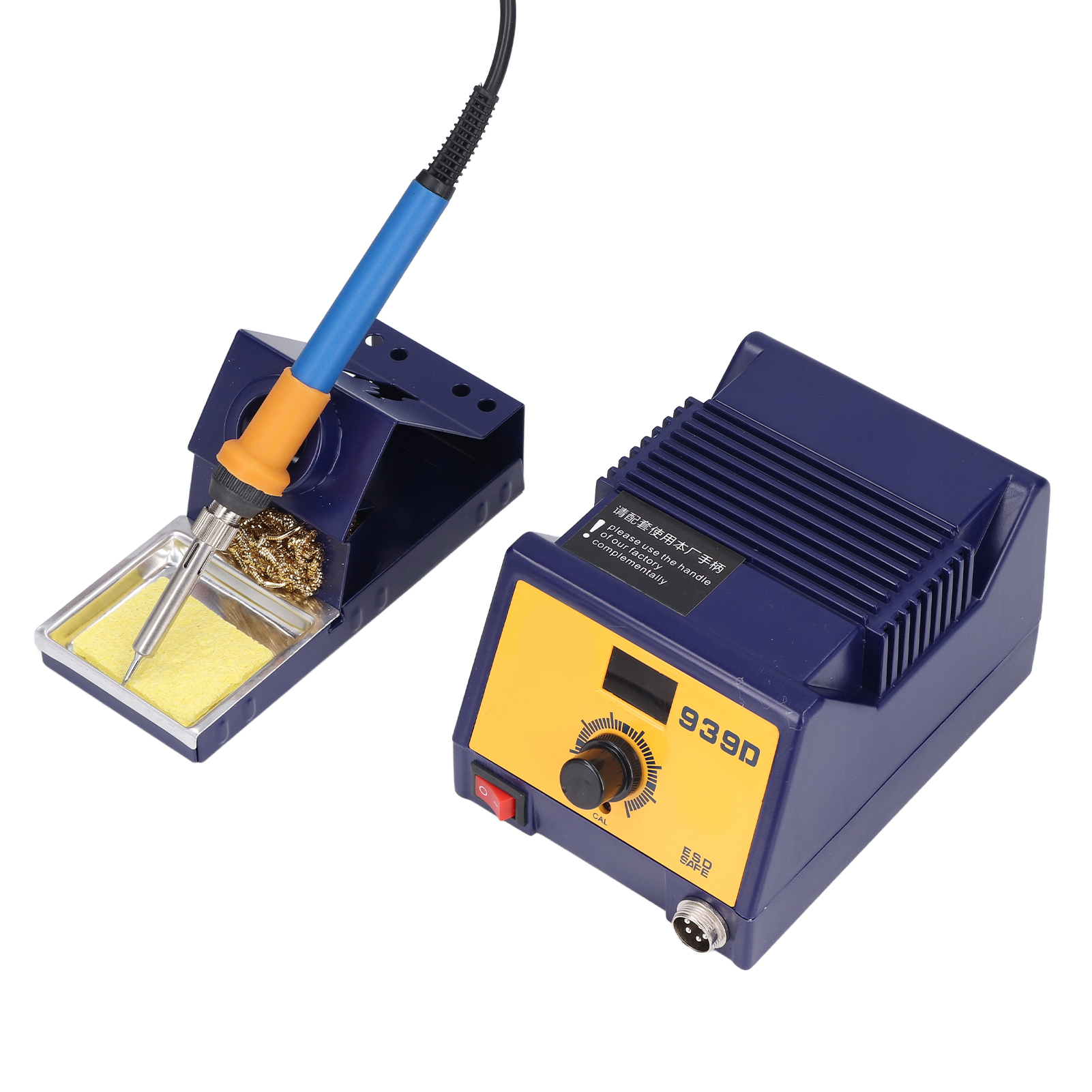 Digitale Lötstation Mit Digitalanzeige, 90-w-lötkolben Mit Temperaturregelung, Universalspannung 110–220 V, Eu-stecker, Präzisionslötwerkzeug
