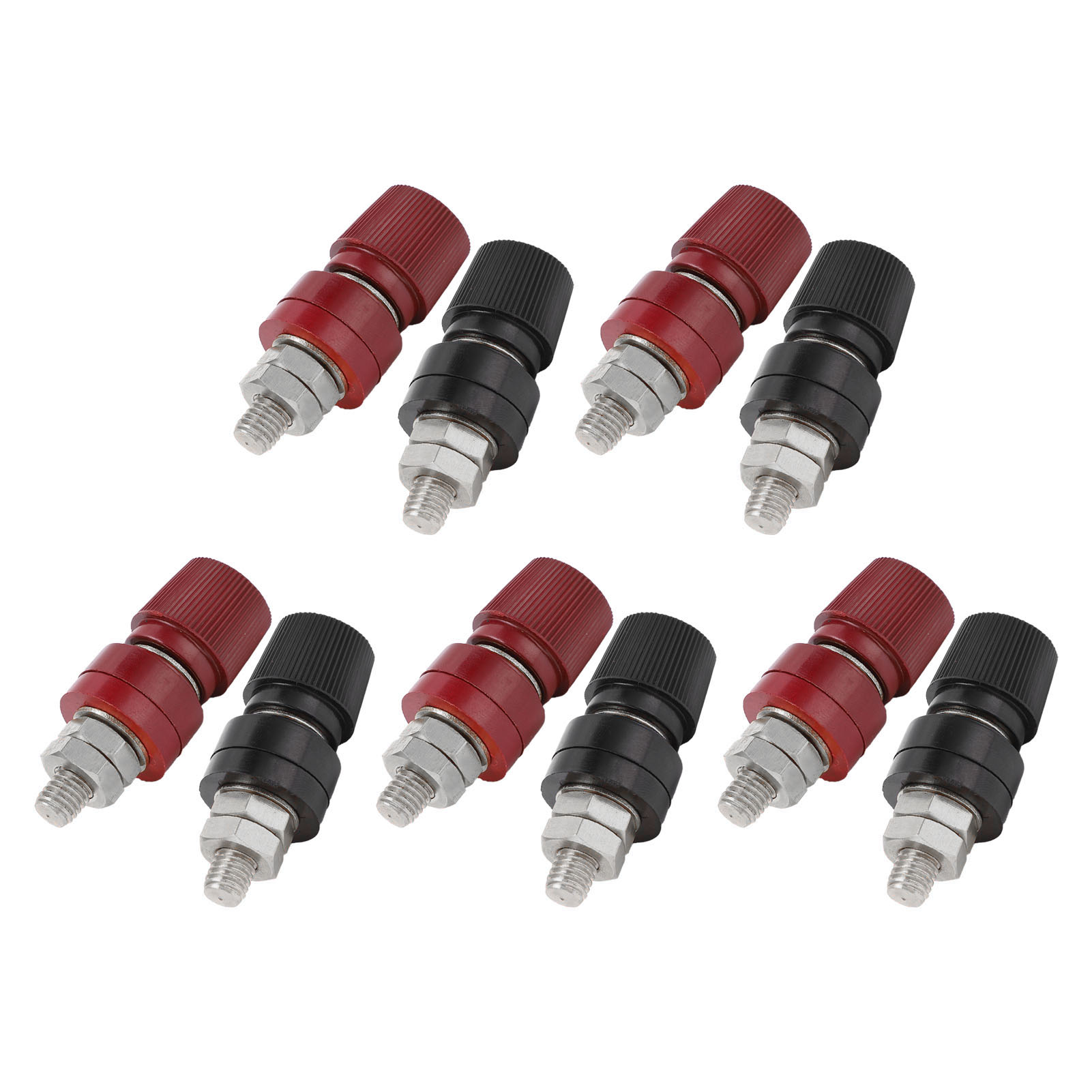 5x M8-klemmklemmen, Technischer Kunststoff, Vernickeltes Messing, Umrichterschalter Für Schweißgerät