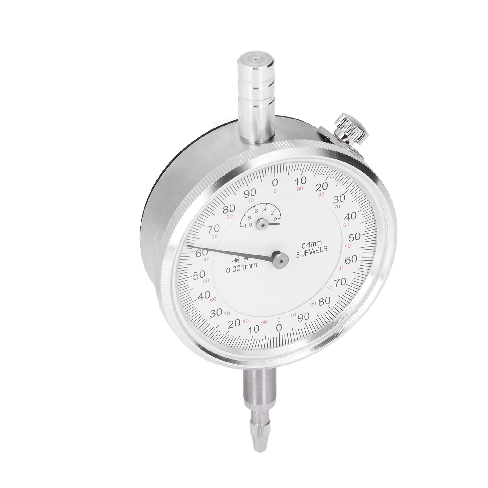 Messuhr-komparator 0-1 Mm, Genauigkeit 0,001 Mm, Aluminiumlegierung, Wegmesswerkzeug.