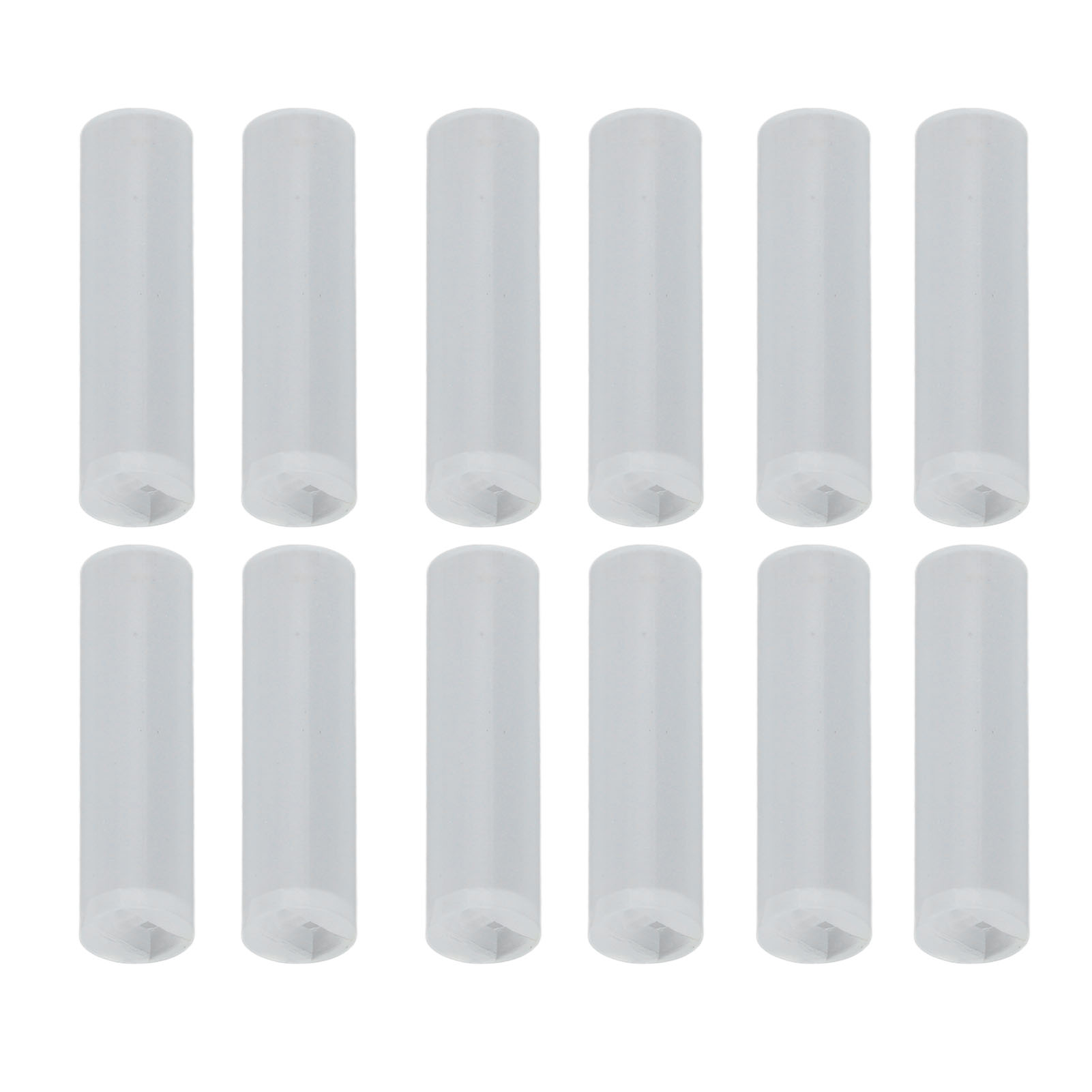 Nylon-abstandshalter, 150 Stück, Rund, 3 Mm Innendurchmesser, 4 Mm Außendurchmesser, 15 Mm Höhe, Schraubbefestigungsset, Sechskant-abstandshalter Für Die Montage, Packung Mit 150 Stück