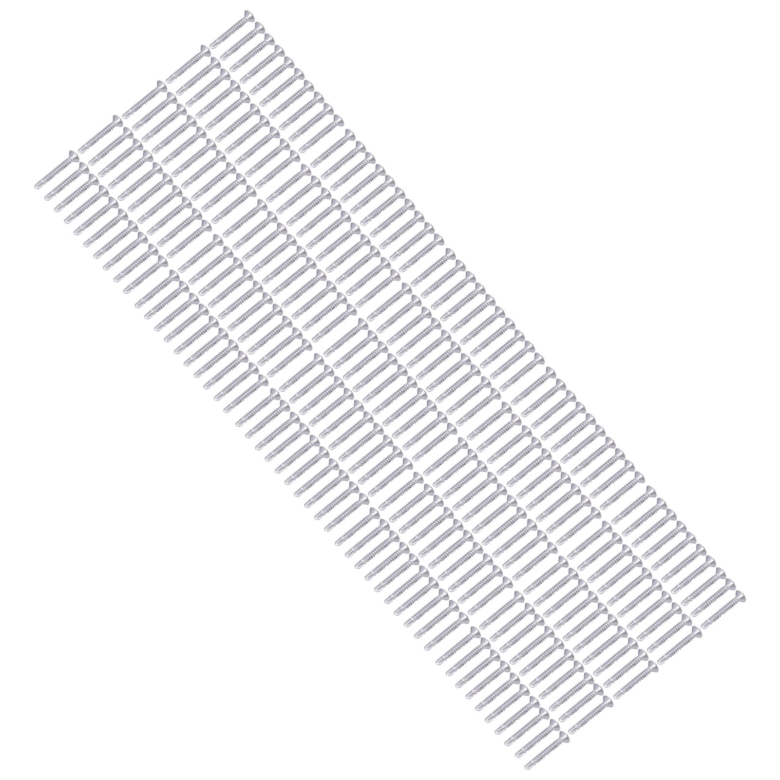 Selbstbohrende Holzschrauben, 250 Stück, Senkkopf, Edelstahl 410, 32 Mm, M4.2-18, Robuste Schrauben Zur Befestigung Von Metall Und Holz.